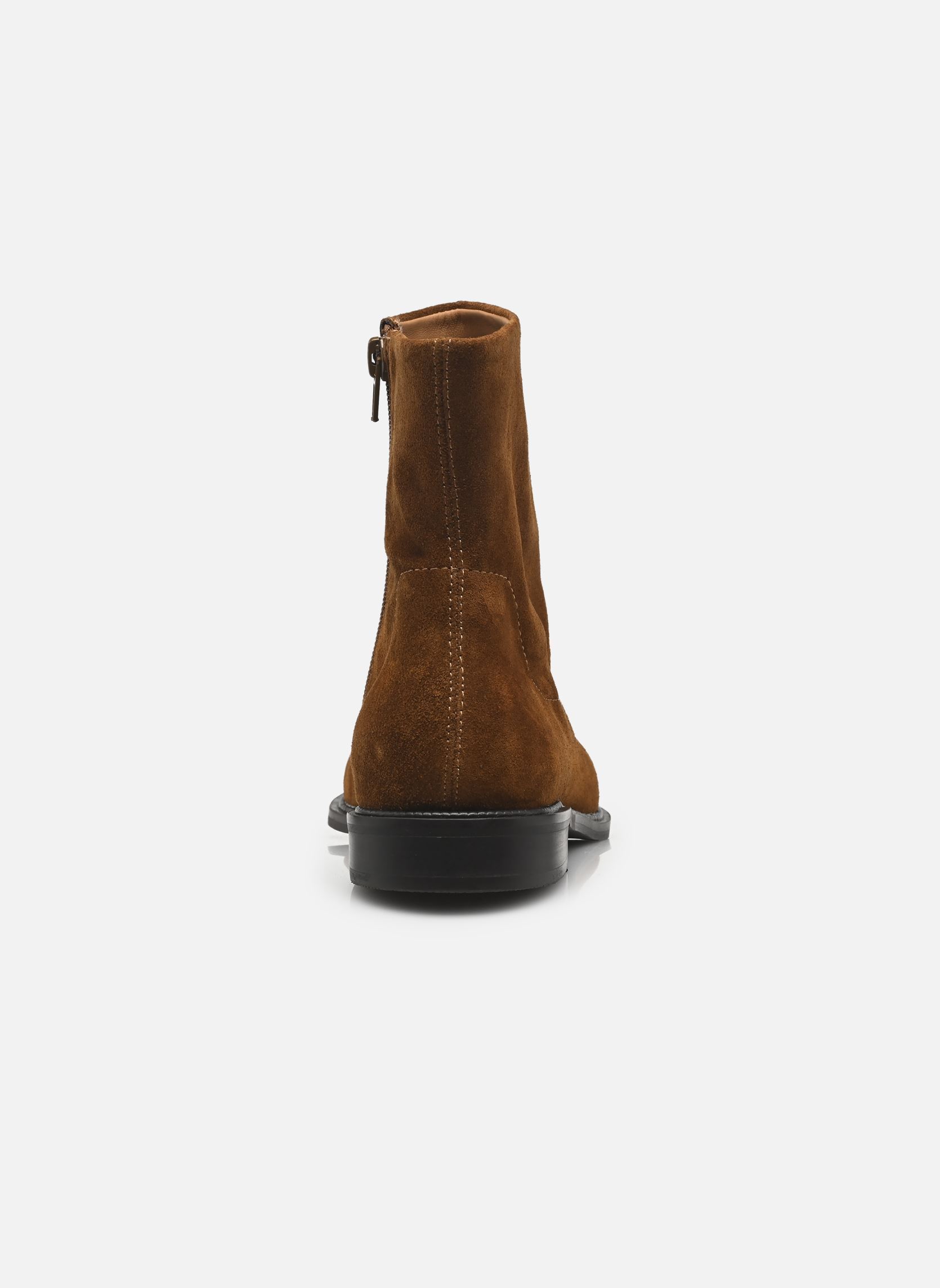 Bottines et boots EOLINE femme marron Karston Bottines et boots EOLINE femme marron CROUTE CAMEL