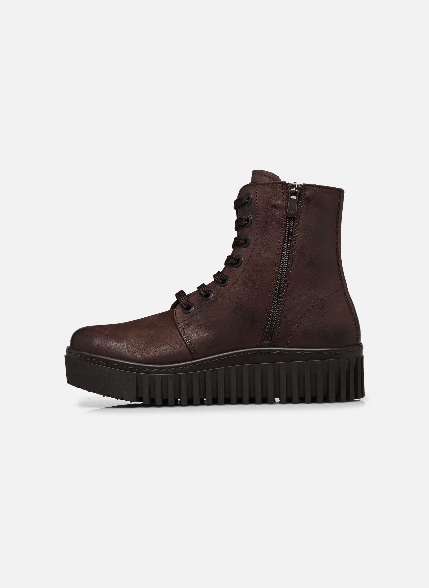 Geschnürte Stiefeletten BRIGHTON 1517 damen braun Art Geschnürte Stiefeletten BRIGHTON 1517 damen braun BROWN