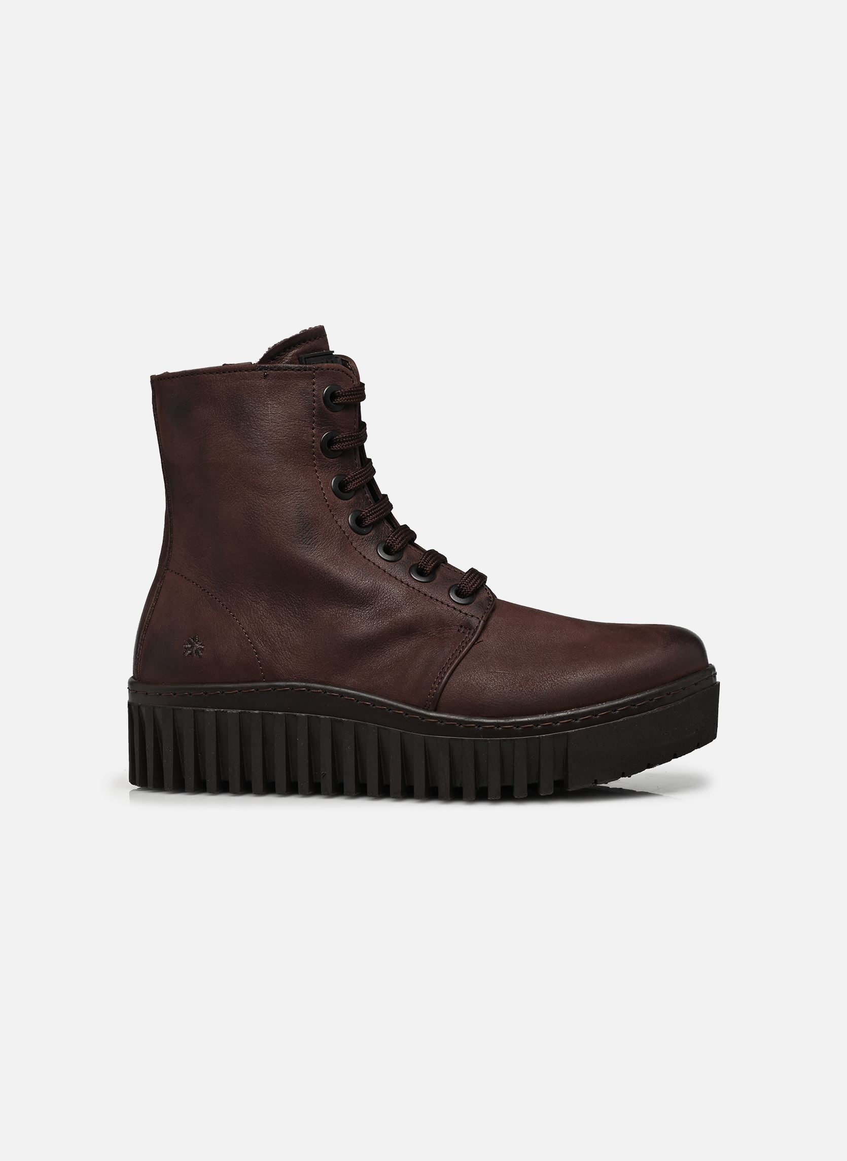 Geschnürte Stiefeletten BRIGHTON 1517 damen braun Art Geschnürte Stiefeletten BRIGHTON 1517 damen braun BROWN