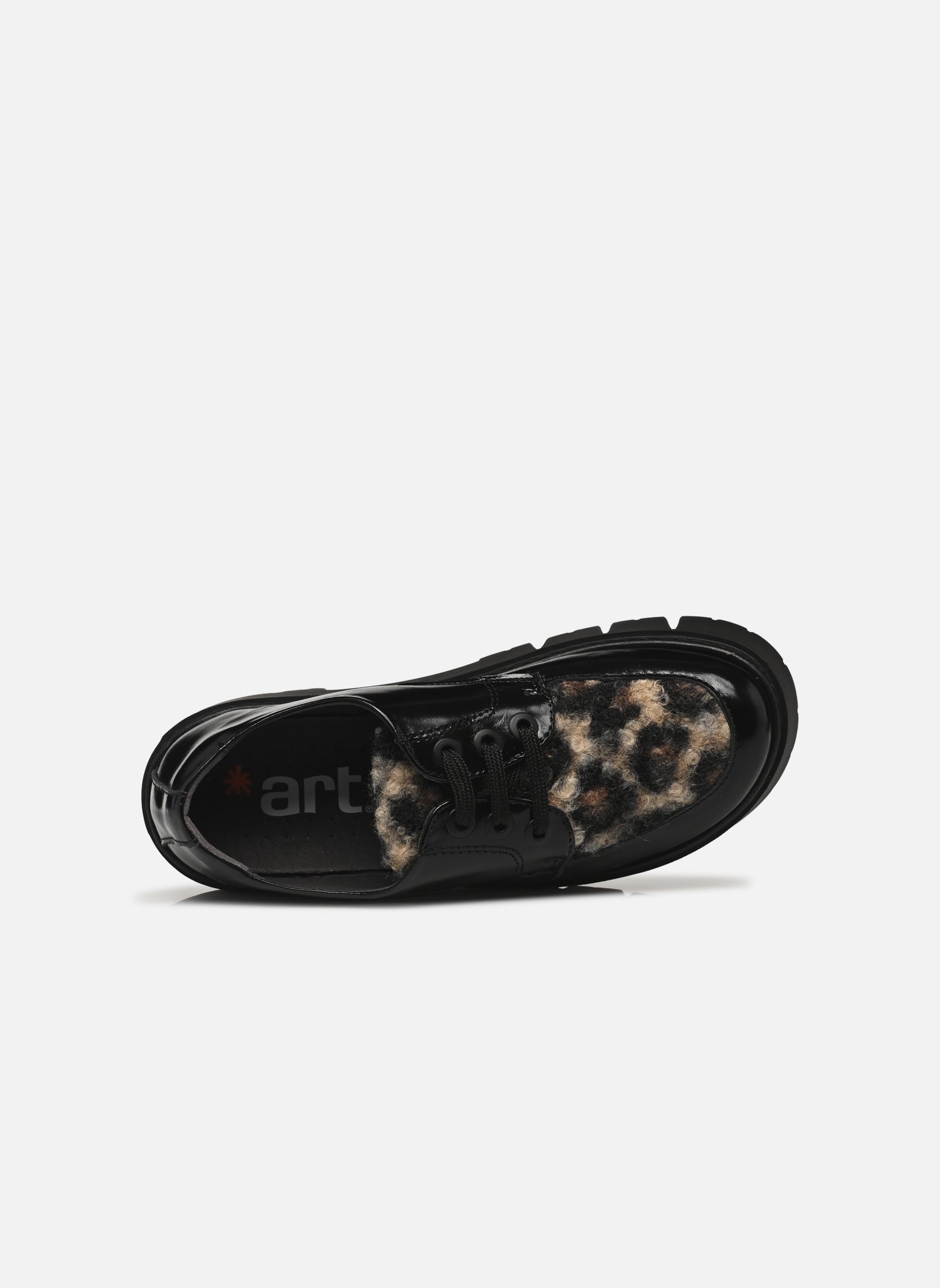 Derbies LEEDS 1765 femme noir Art Derbies LEEDS 1765 femme noir Black/leopard