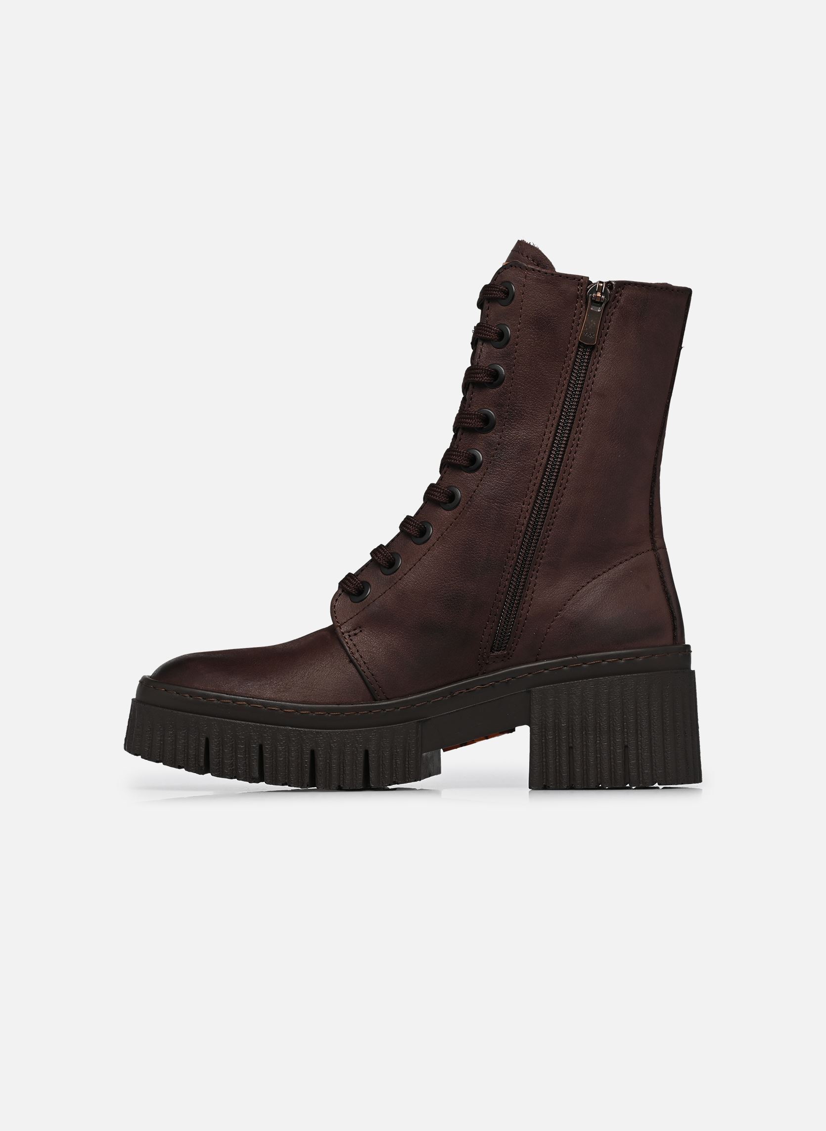 Bottines à lacets YORK 1375 femme marron Art Bottines à lacets YORK 1375 femme marron BROWN