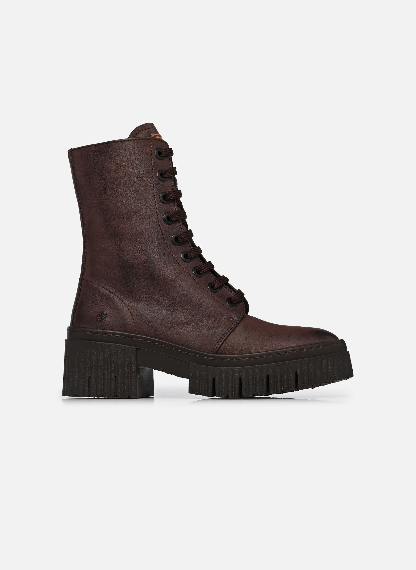 Bottines à lacets YORK 1375 femme marron Art Bottines à lacets YORK 1375 femme marron BROWN