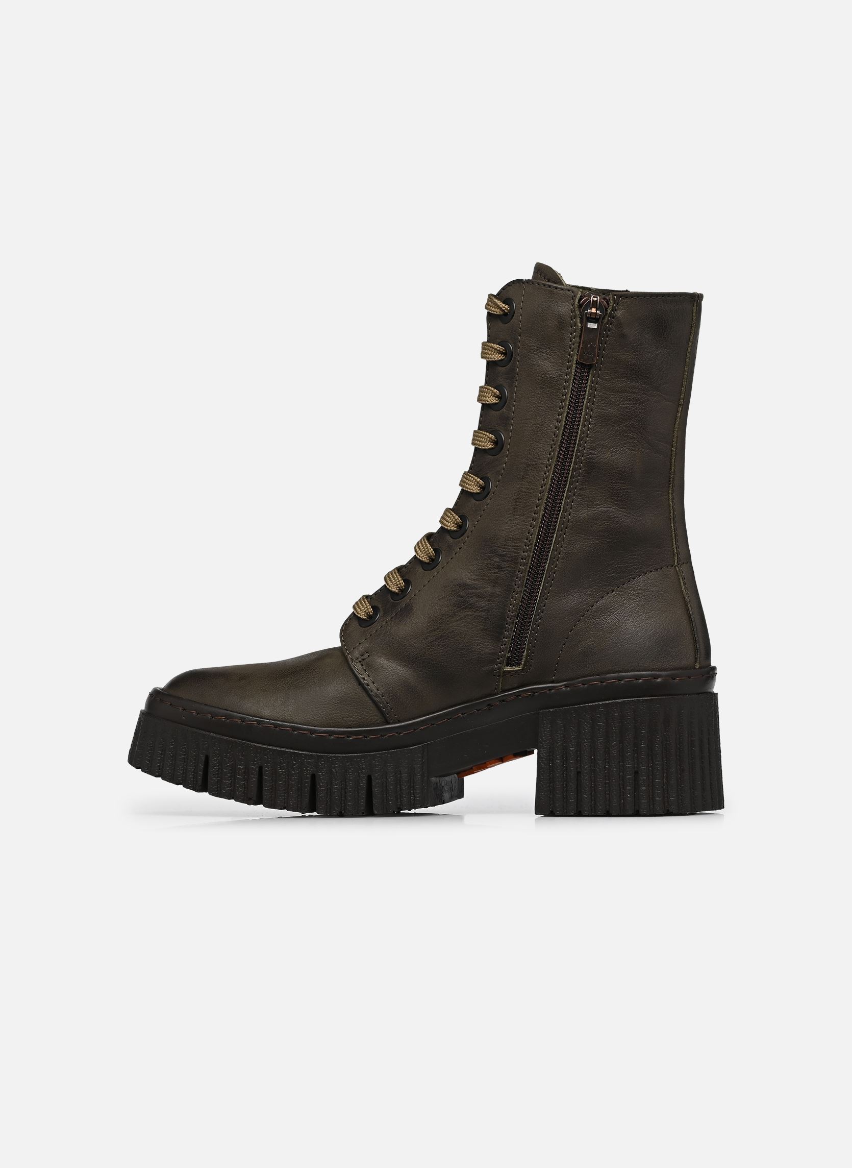 Veterlaarsjes YORK 1375 dames groen Art Veterlaarsjes YORK 1375 dames groen KAKI