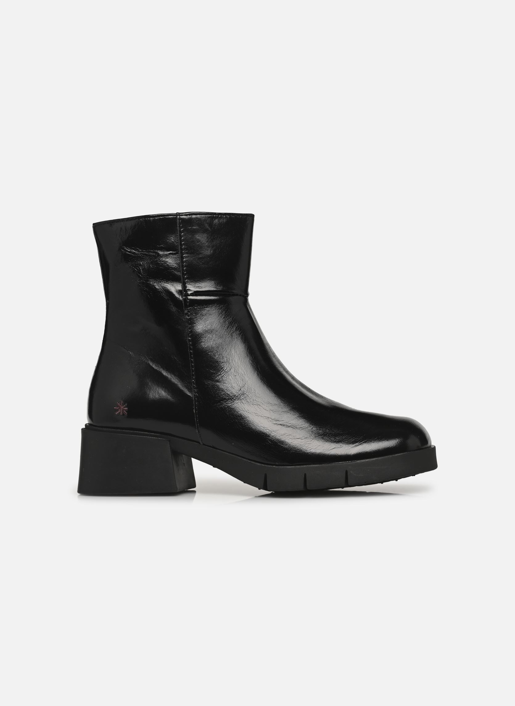 Stiefeletten und Stiefel VARSOVIA 1284 damen schwarz Art Stiefeletten und Stiefel VARSOVIA 1284 damen schwarz Black Shinny