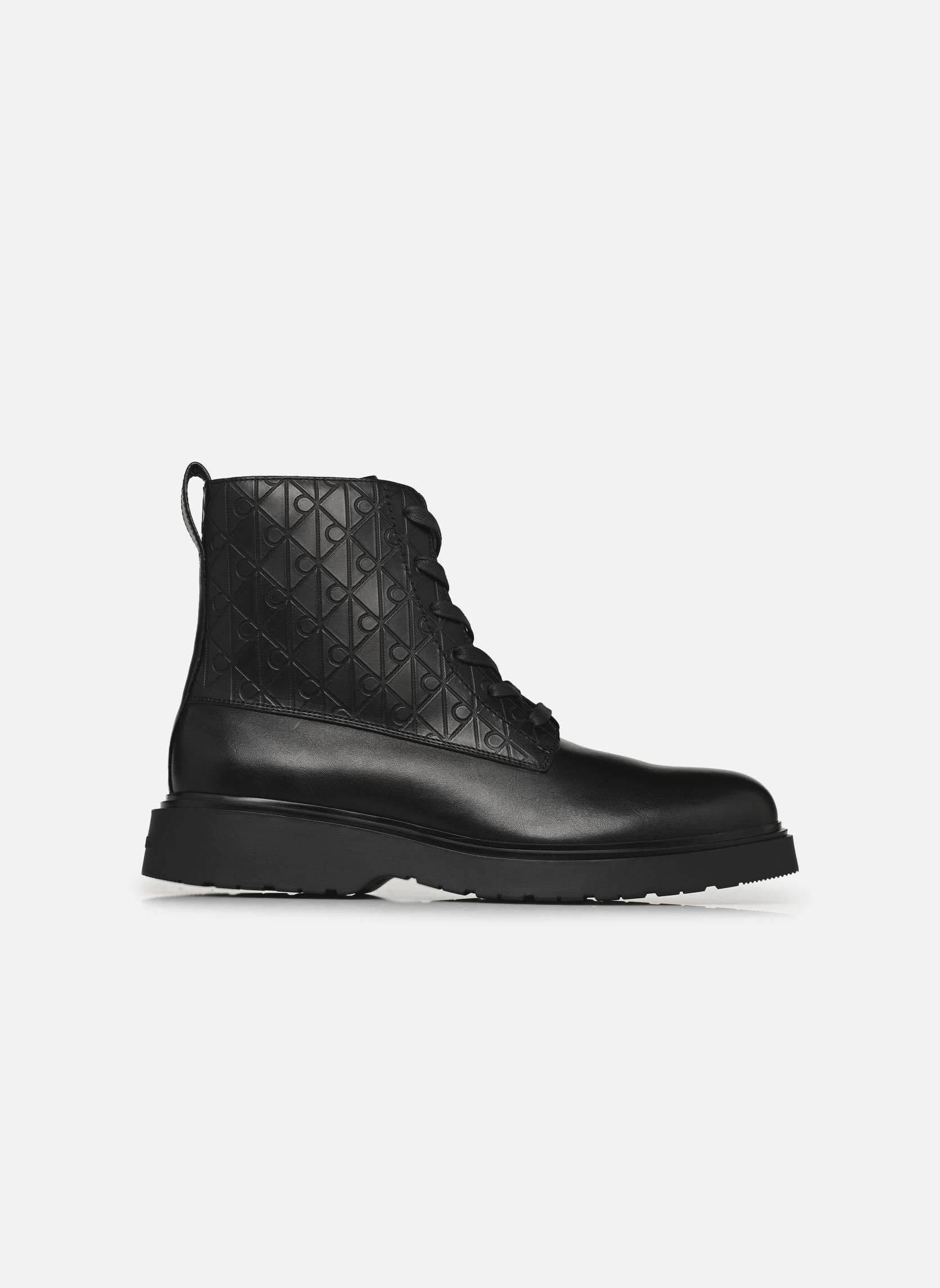 Veterlaarsjes COMBAT ESS LACE UP Z heren zwart Calvin Klein Veterlaarsjes COMBAT ESS LACE UP Z heren zwart BLACK