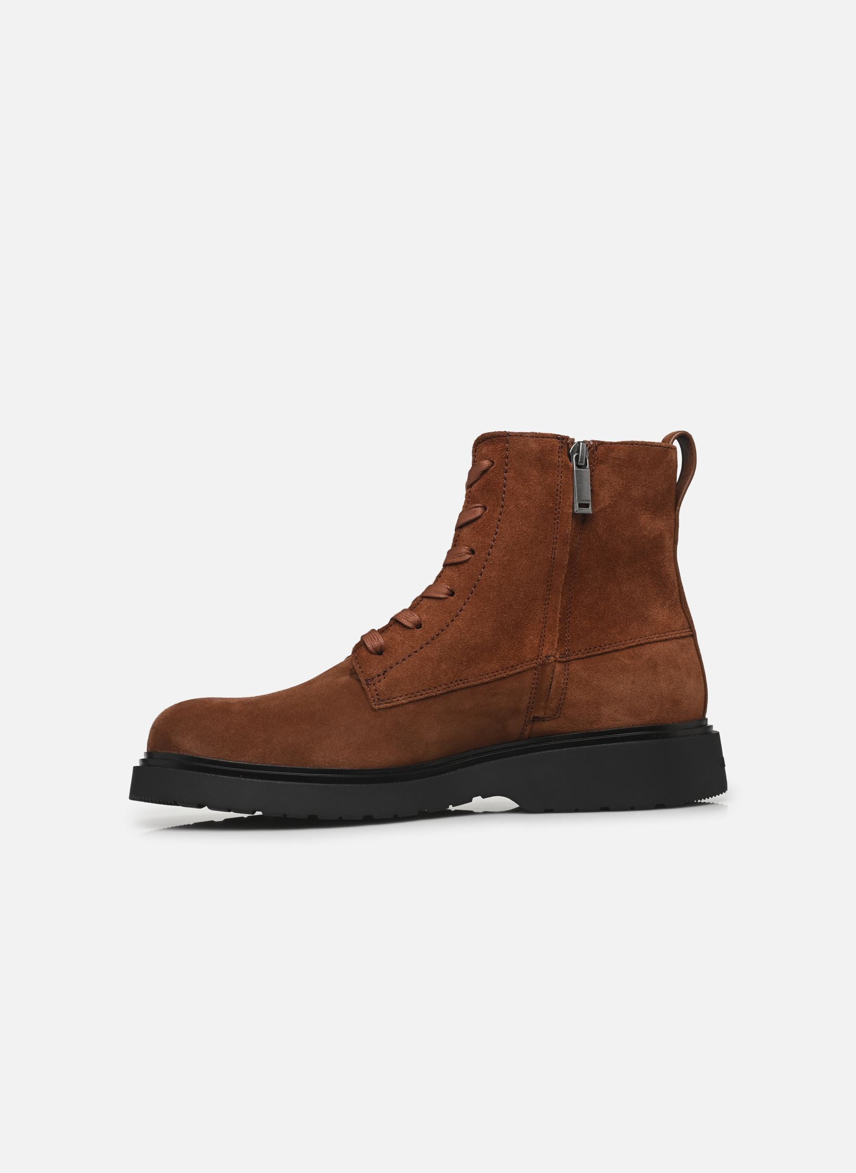 Veterlaarsjes COMBAT ESS LACE UP Z heren bruin Calvin Klein Veterlaarsjes COMBAT ESS LACE UP Z heren bruin BROWN