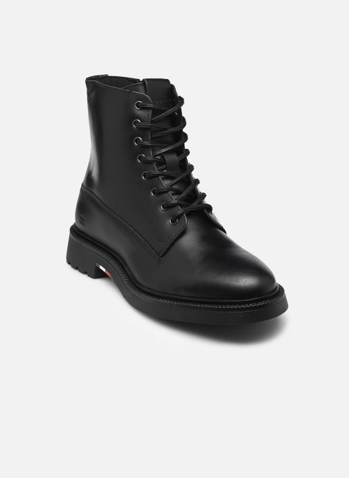 Tommy Hilfiger Bottines à lacets HILFIGER COMFORT LWT homme noir