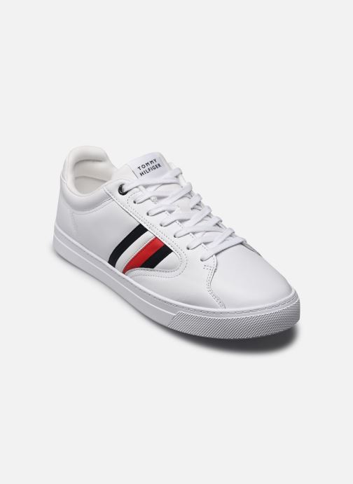 Tommy Hilfiger Sneaker ICON COURT STRIPES herren weiß