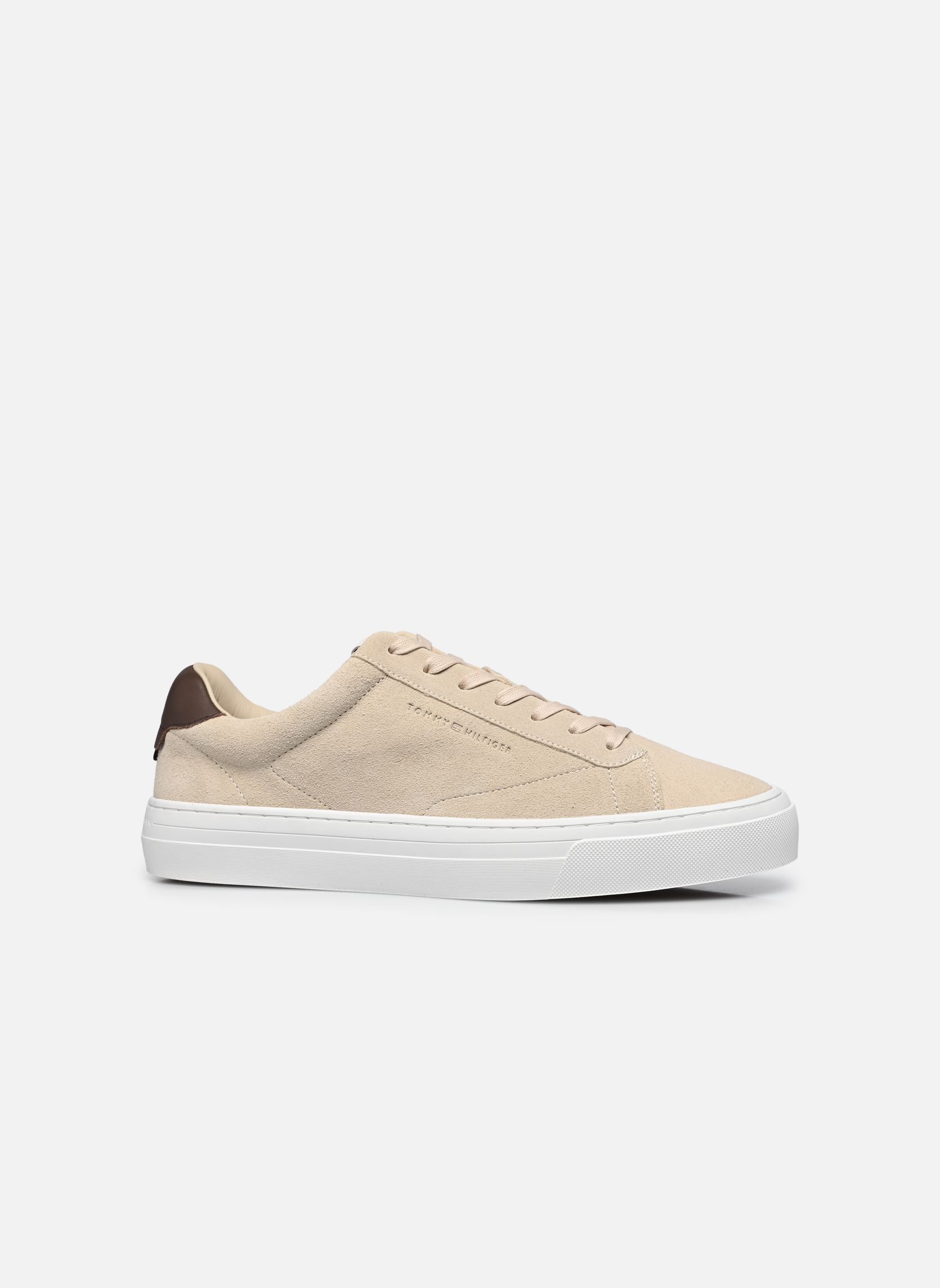 Sneaker PREMIUM DRESS CUPSOLE SUEDE herren beige Tommy Hilfiger Sneaker PREMIUM DRESS CUPSOLE SUEDE herren beige BEIGE