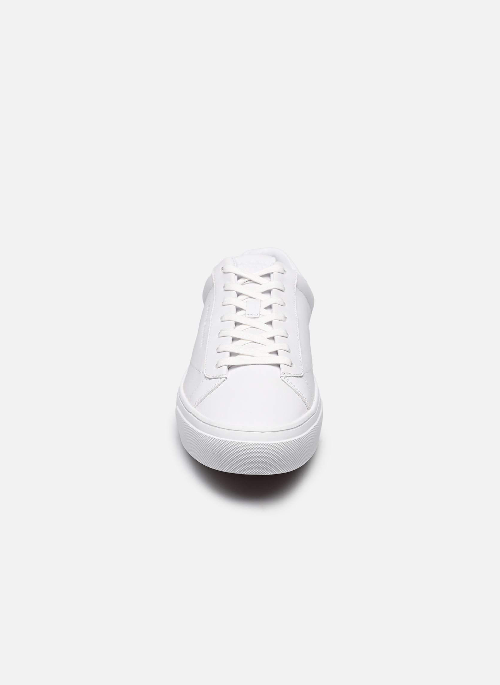 Baskets PREMIUM DRESS CUPSOLE LTH homme blanc Tommy Hilfiger Baskets PREMIUM DRESS CUPSOLE LTH homme blanc WHITE