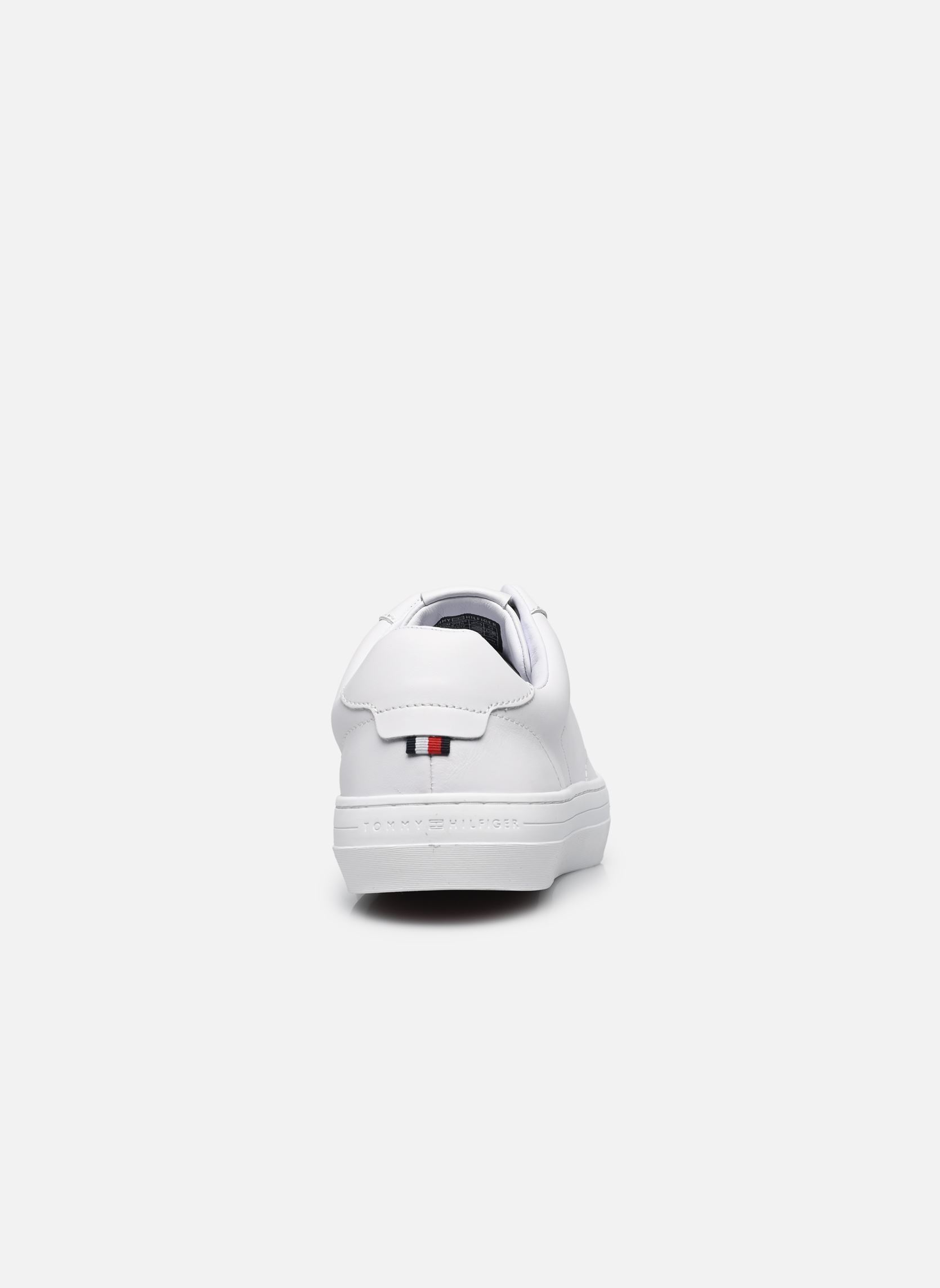 Baskets PREMIUM DRESS CUPSOLE LTH homme blanc Tommy Hilfiger Baskets PREMIUM DRESS CUPSOLE LTH homme blanc WHITE