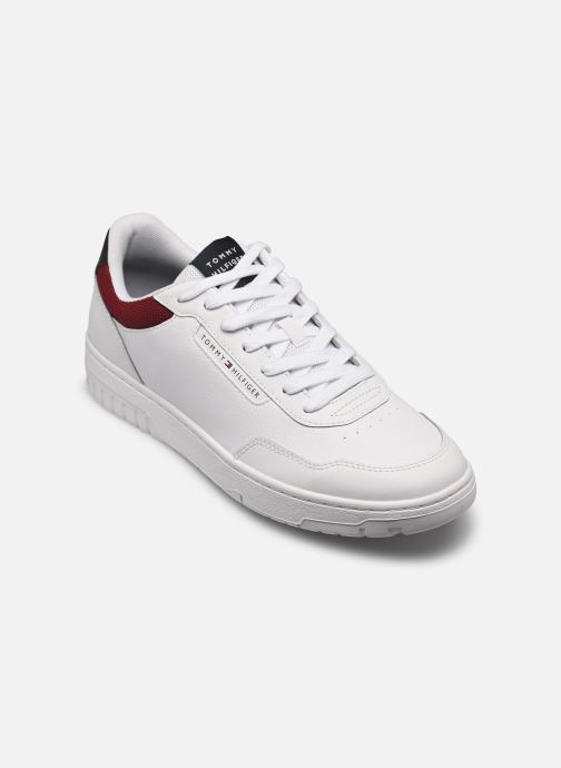 Tommy Hilfiger Sneaker TH BASKET CORE LTH herren weiß