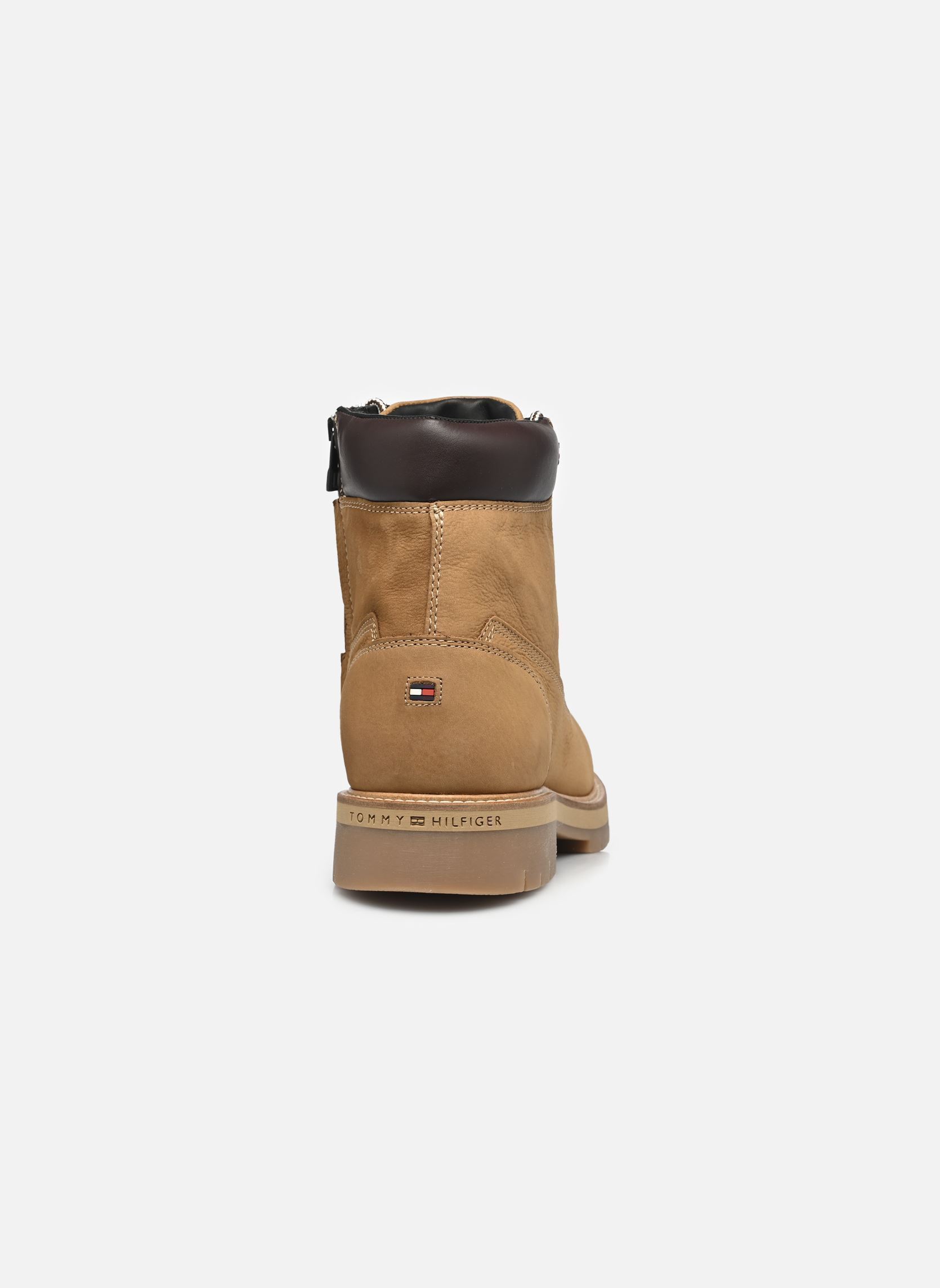 Bottines à lacets FLEX TH OUTDOOR W NBK homme marron Tommy Hilfiger Bottines à lacets FLEX TH OUTDOOR W NBK homme marron DESERT KHAKI