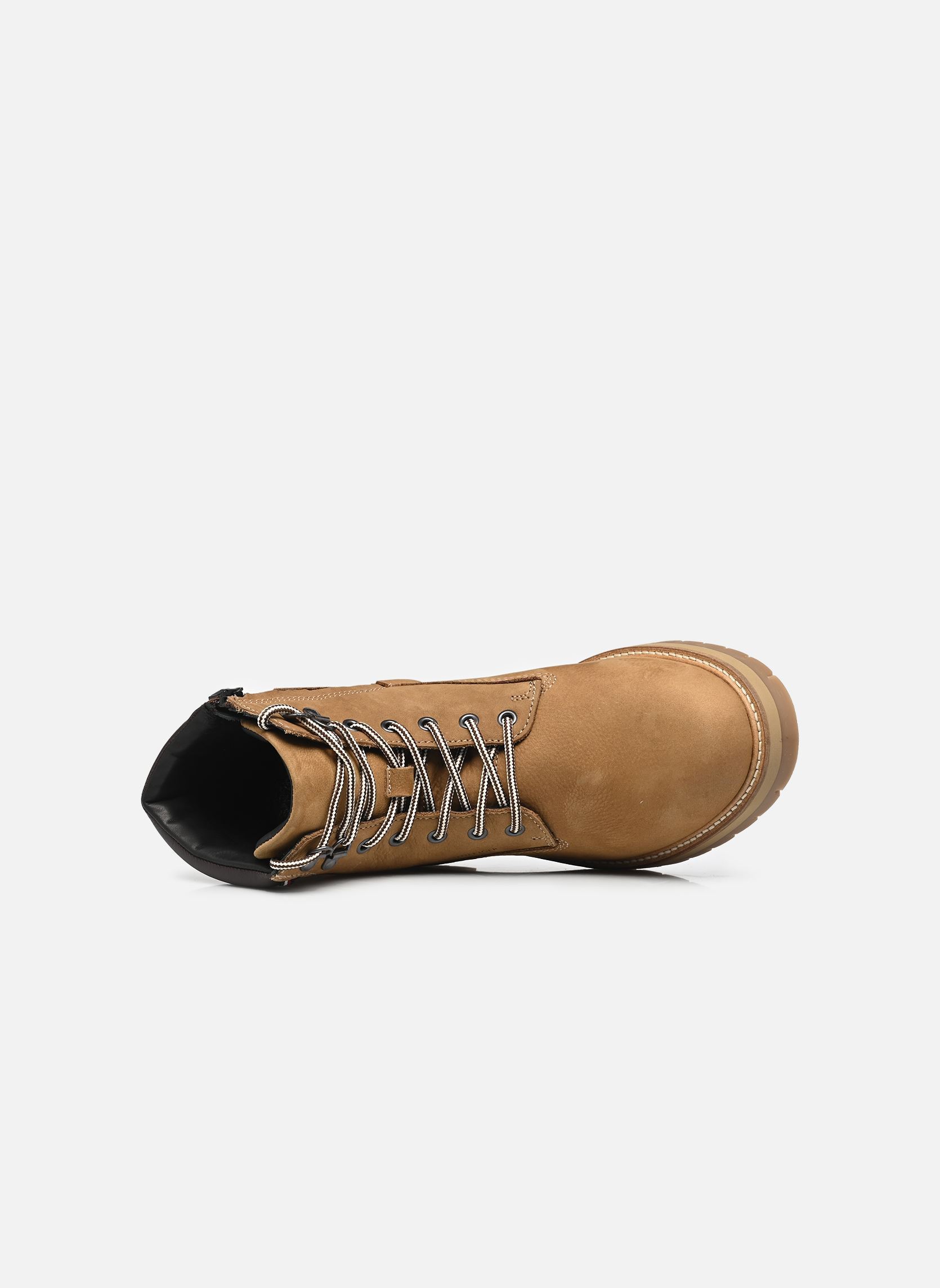 Bottines à lacets FLEX TH OUTDOOR W NBK homme marron Tommy Hilfiger Bottines à lacets FLEX TH OUTDOOR W NBK homme marron DESERT KHAKI