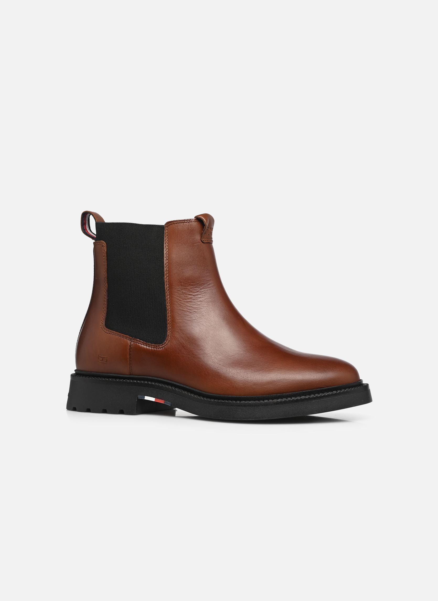 Bottines et bottes HILFIGER COMFORT LWT C homme marron Tommy Hilfiger Bottines et bottes HILFIGER COMFORT LWT C homme marron WINTER COGNAC