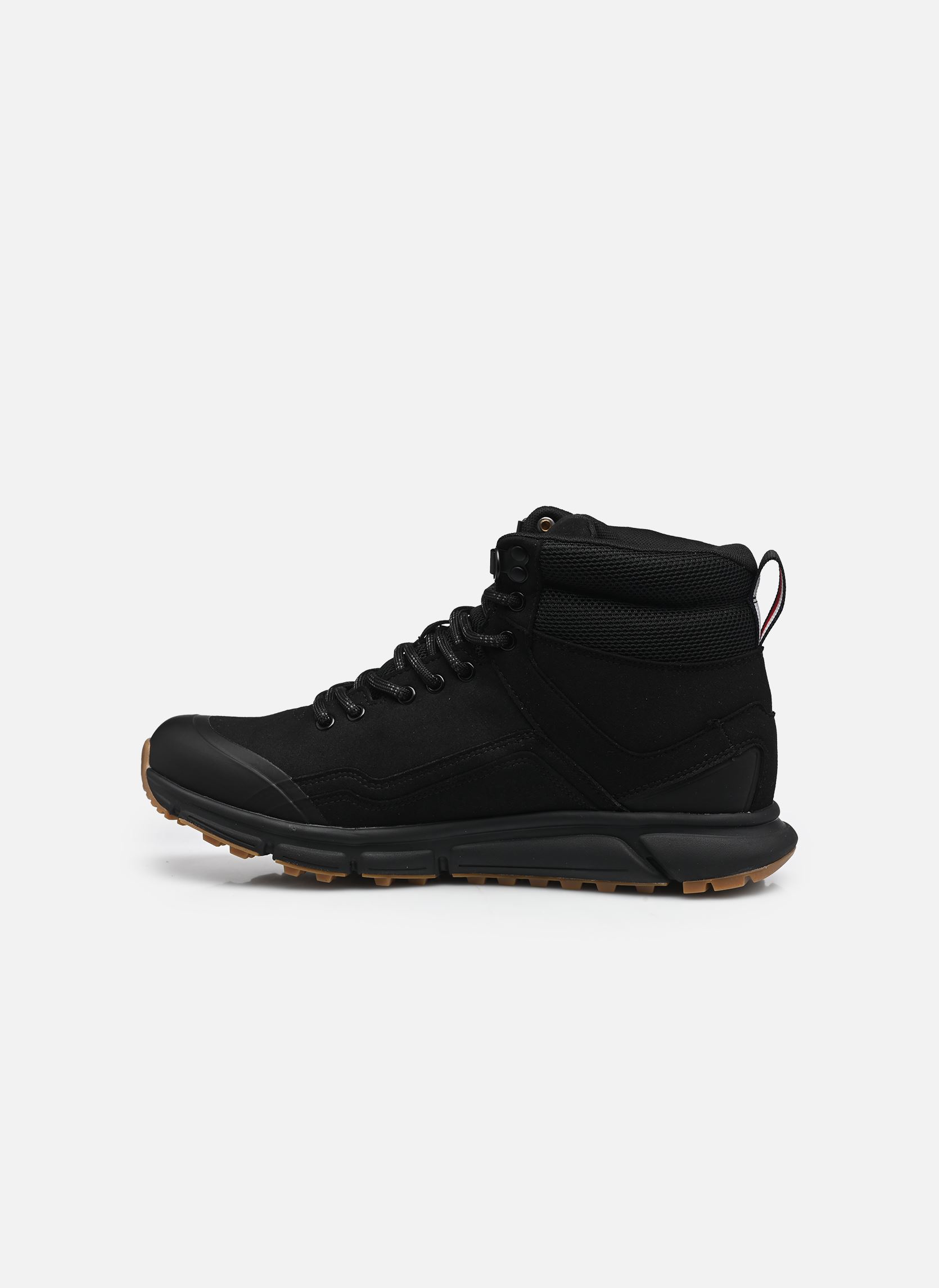 Hoge sneakers OUTDOOR RUNNER HI WP heren zwart Tommy Hilfiger Hoge sneakers OUTDOOR RUNNER HI WP heren zwart BLACK