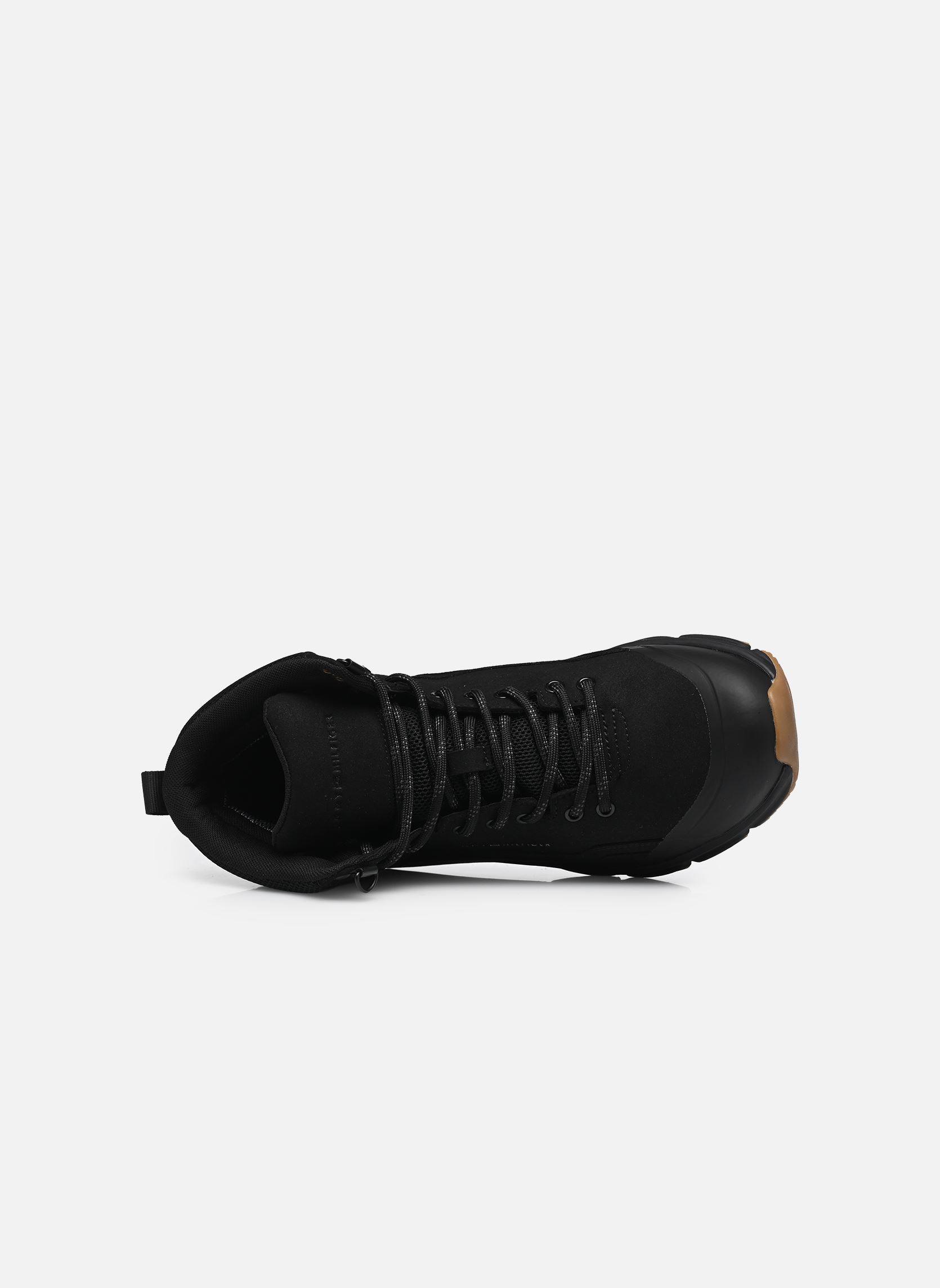 Hoge sneakers OUTDOOR RUNNER HI WP heren zwart Tommy Hilfiger Hoge sneakers OUTDOOR RUNNER HI WP heren zwart BLACK