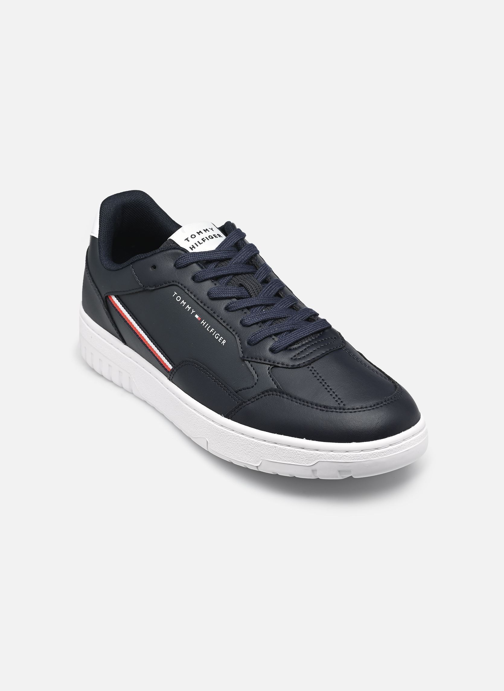 Baskets TH BASKET CORE STRIPES homme bleu Tommy Hilfiger Baskets TH BASKET CORE STRIPES homme bleu BLUE