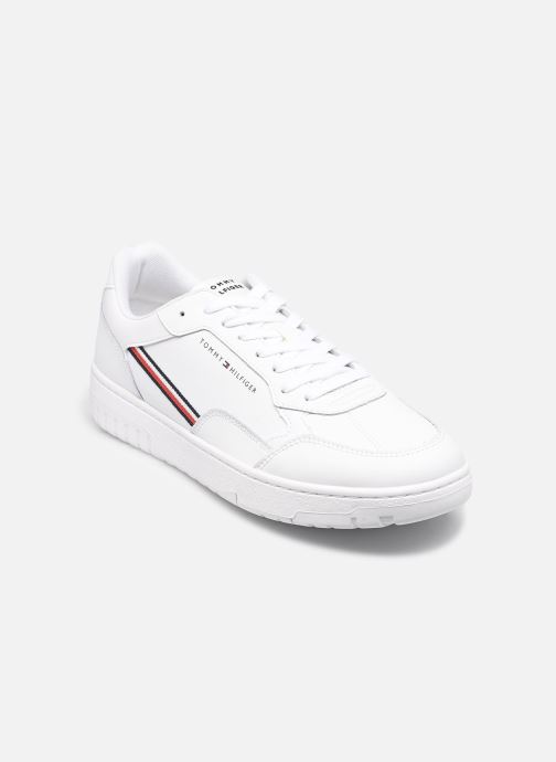 Tommy Hilfiger Sneaker TH BASKET CORE STRIPES herren weiß
