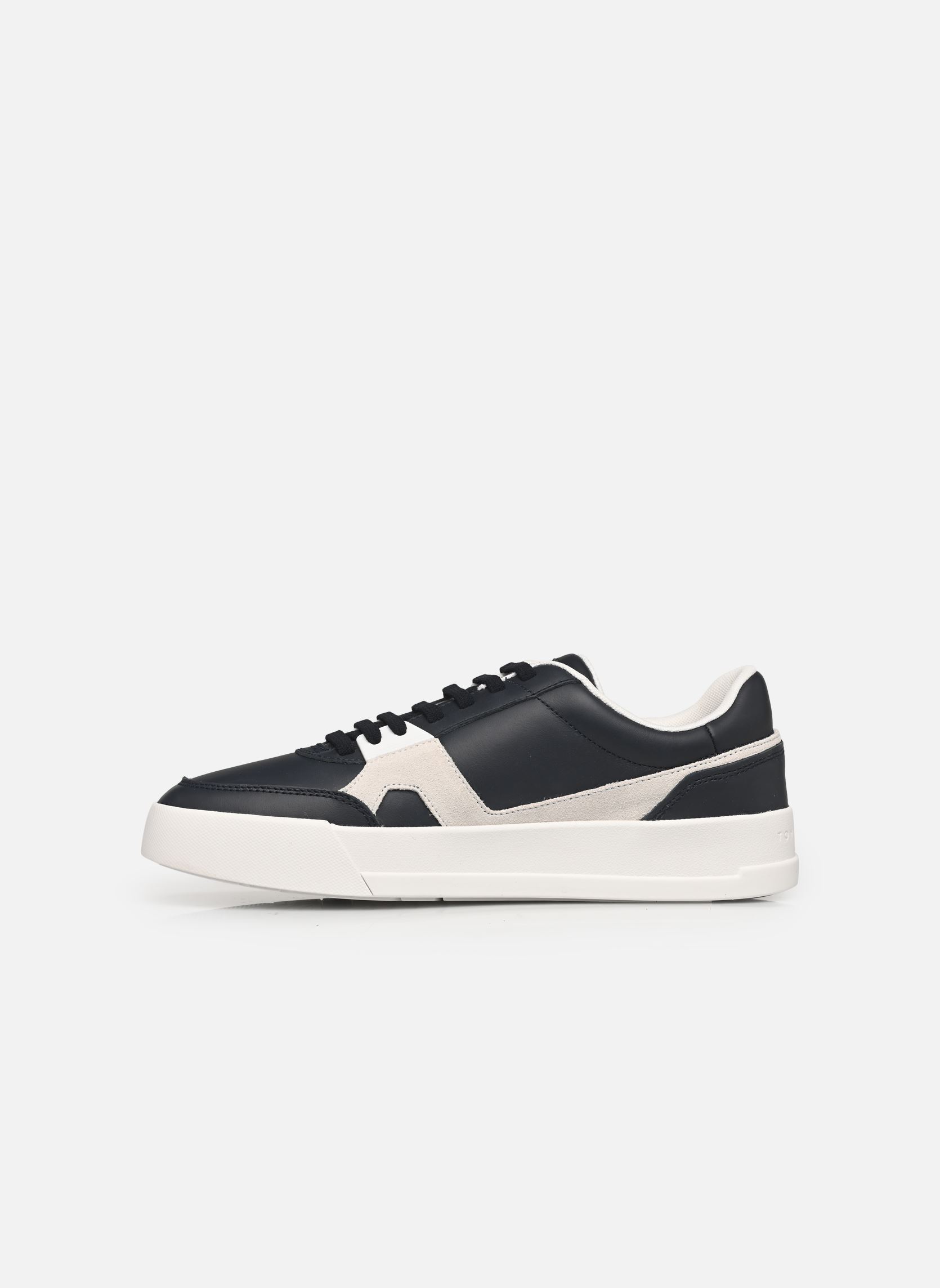 Niedrige Sneaker TH COURT CRAFT LTH MIX herren blau Tommy Hilfiger Niedrige Sneaker TH COURT CRAFT LTH MIX herren blau BLUE