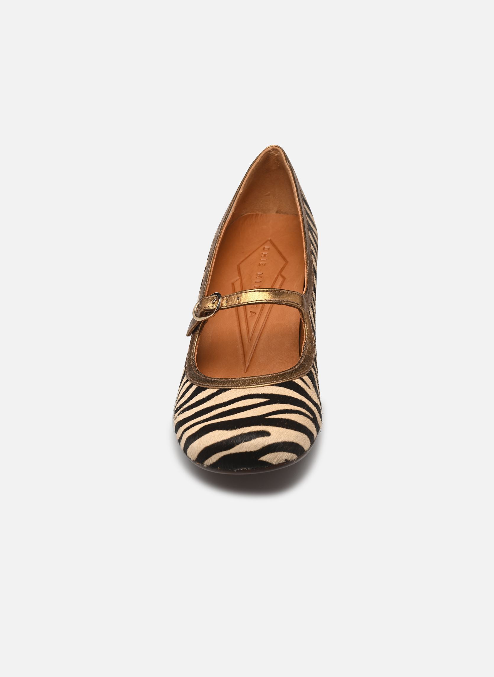 Slingback pumps MUMMA dames zwart Chie Mihara Slingback pumps MUMMA dames zwart PINKIE ZEBRA DALI BRONCE PINKI