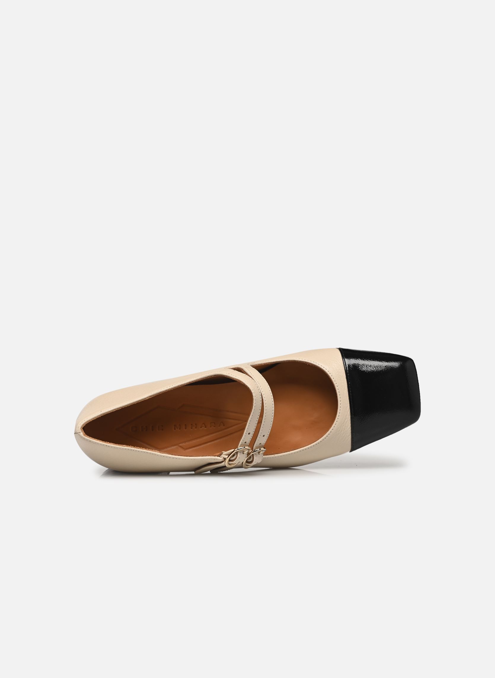 Slingback pumps VOLCANO47 dames wit Chie Mihara Slingback pumps VOLCANO47 dames wit SUCRE NEGRO KIMERA LECHE TIMBA