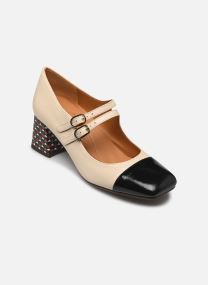 Slingback pumps VOLCANO47 dames wit Chie Mihara Slingback pumps VOLCANO47 dames wit SUCRE NEGRO KIMERA LECHE TIMBA