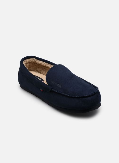 Tommy Hilfiger Pantoffels HILFIGER M SDE DRIVER HOUSE SHOE heren blauw
