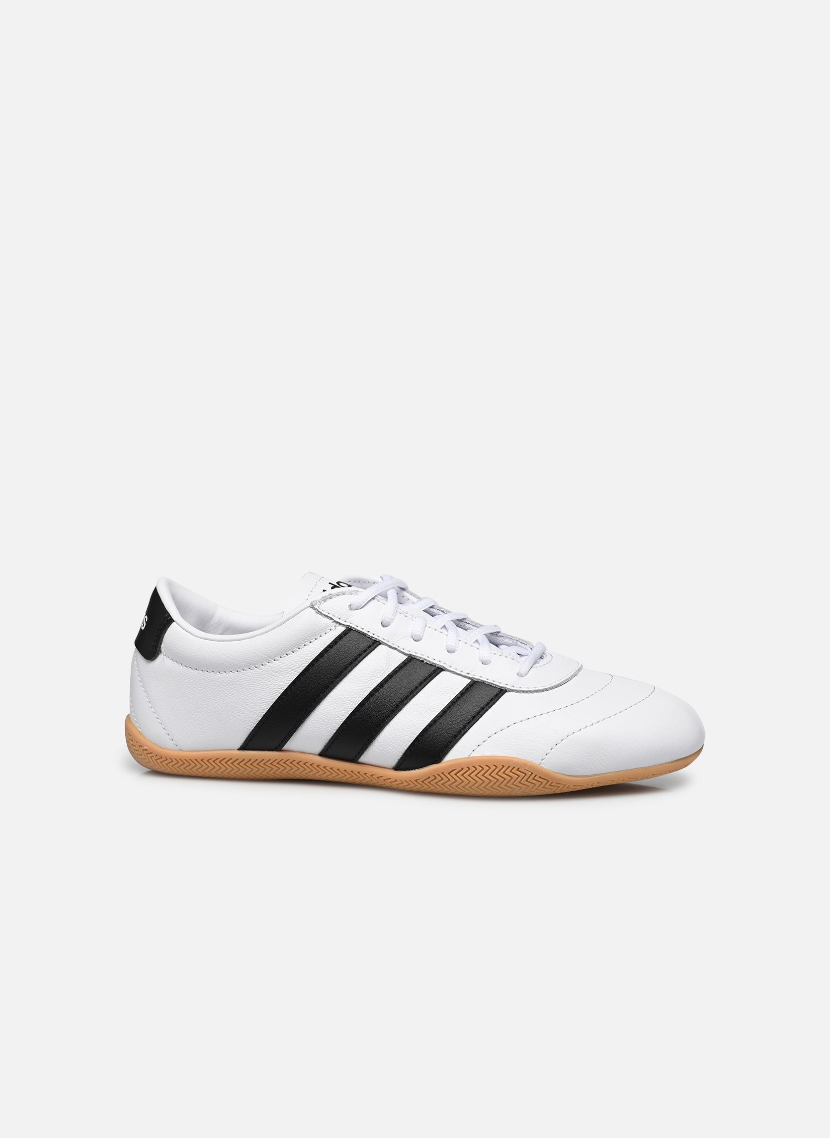 Niedrige Sneaker Grand Court LO W damen weiß adidas sportswear Niedrige Sneaker Grand Court LO W damen weiß FTWWHT/CBLACK/GUM3