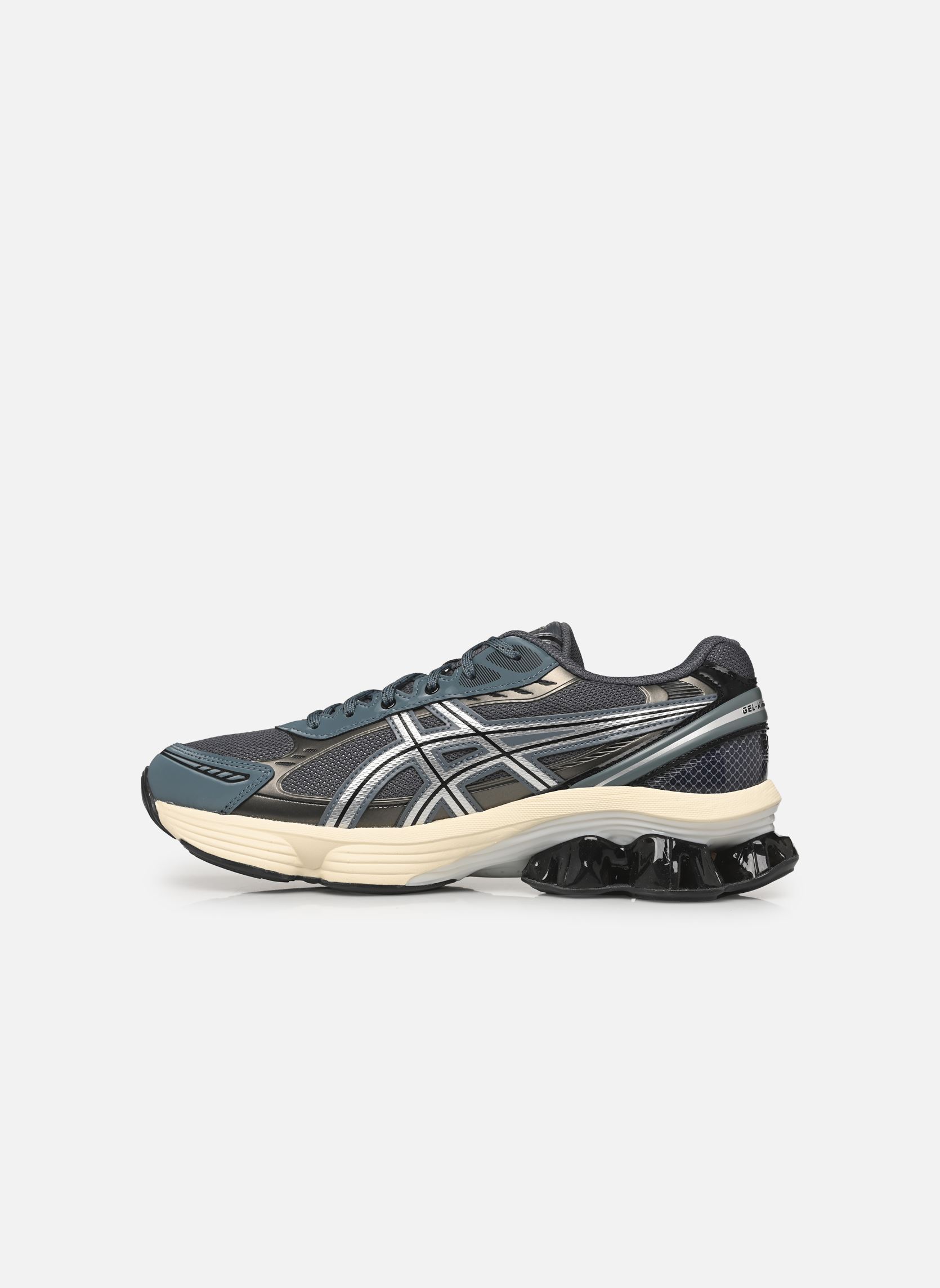 Baskets basses GEL-KINETIC FLUENT M homme gris Asics Baskets basses GEL-KINETIC FLUENT M homme gris Carrier Grey/Pure Silver