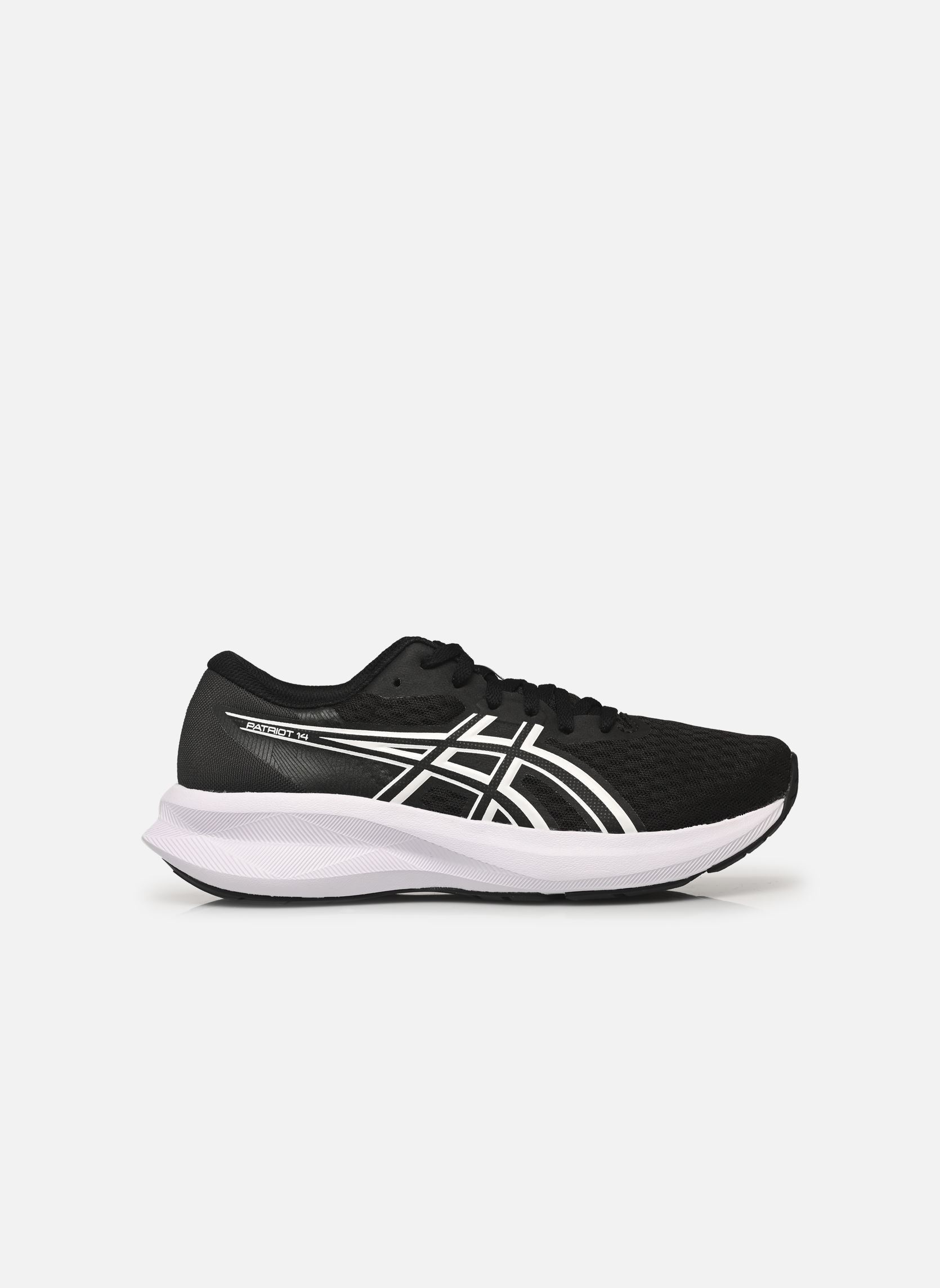 Sportschoenen Patriot 14 W dames zwart Asics Sportschoenen Patriot 14 W dames zwart Black/gravel