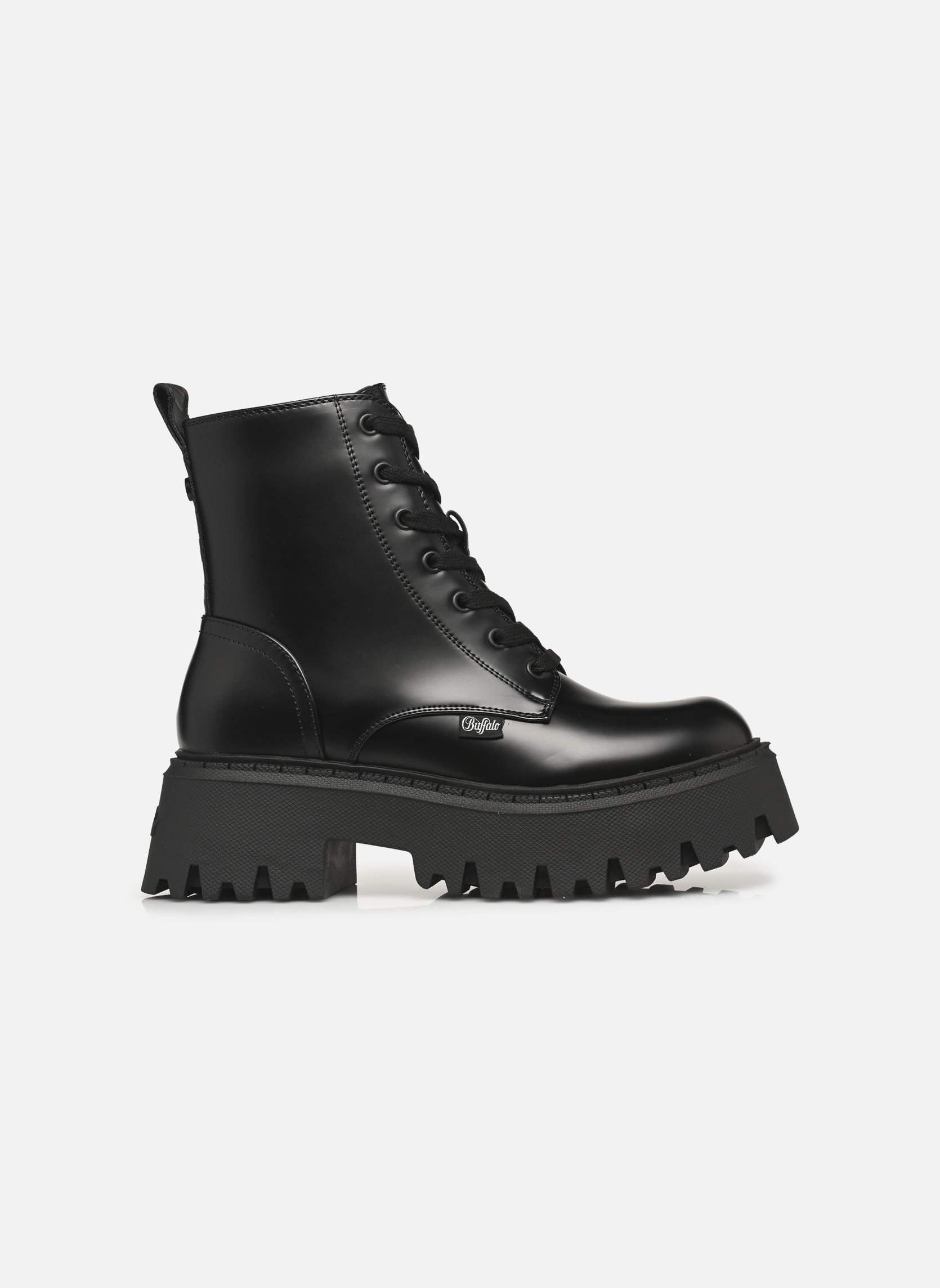 Bottines basses Aspen Lace Up femme noir Buffalo Bottines basses Aspen Lace Up femme noir BLACK
