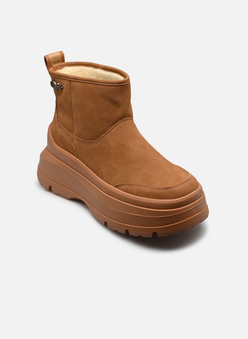 Buffalo Lage enkellaarsjes Olympia Pull On Lo Warm dames bruin