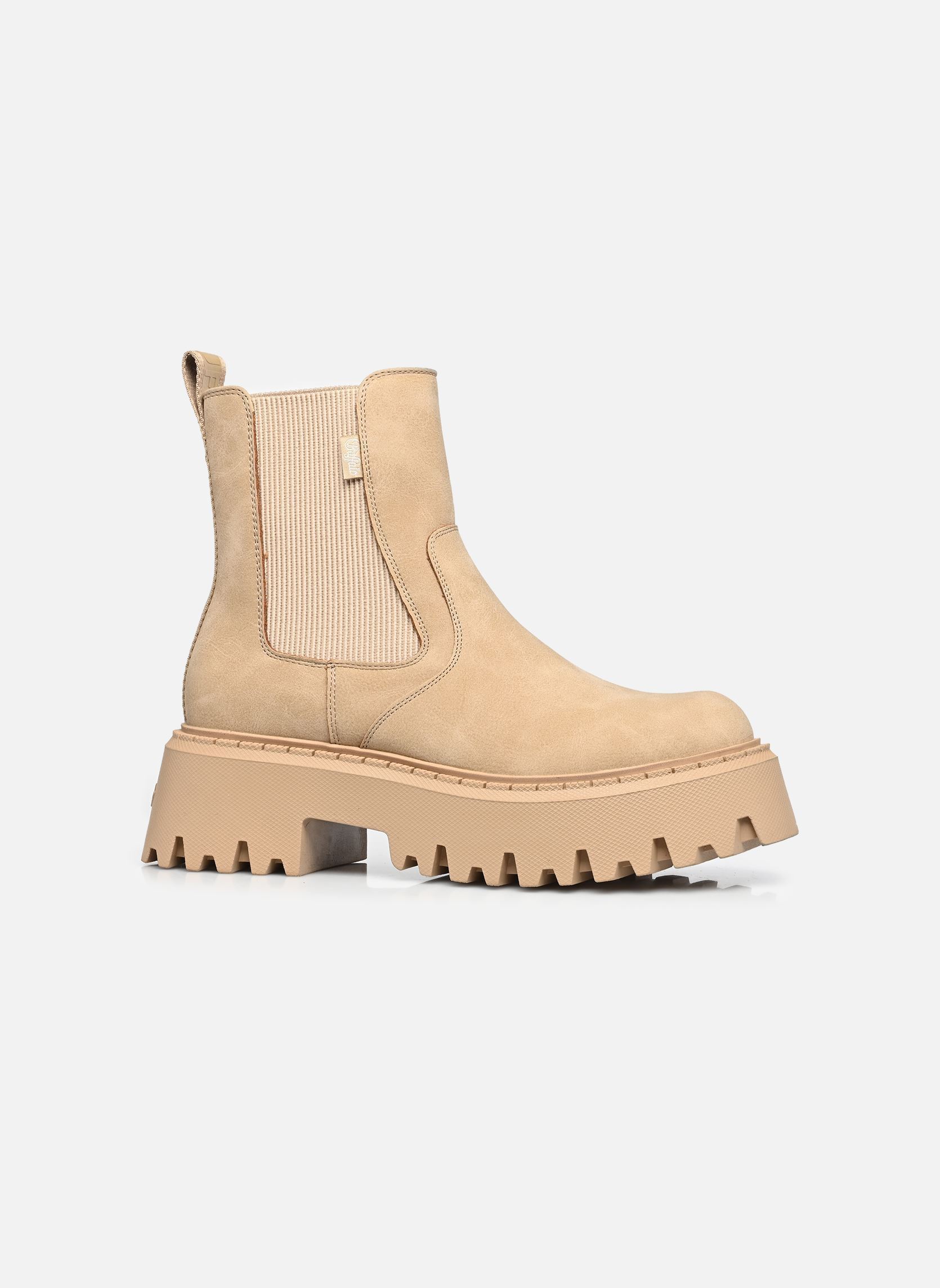 Bottines et boots Aspen Chelsea femme beige Buffalo Bottines et boots Aspen Chelsea femme beige BROWN