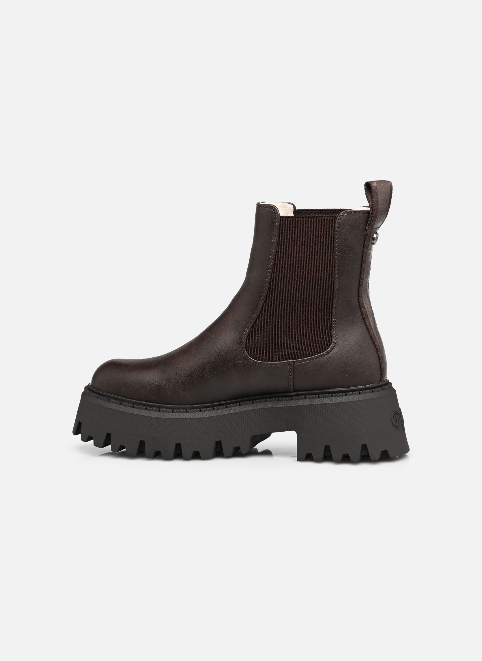 Bottines basses Aspen Chelsea Warm femme marron Buffalo Bottines basses Aspen Chelsea Warm femme marron DARK BROWN