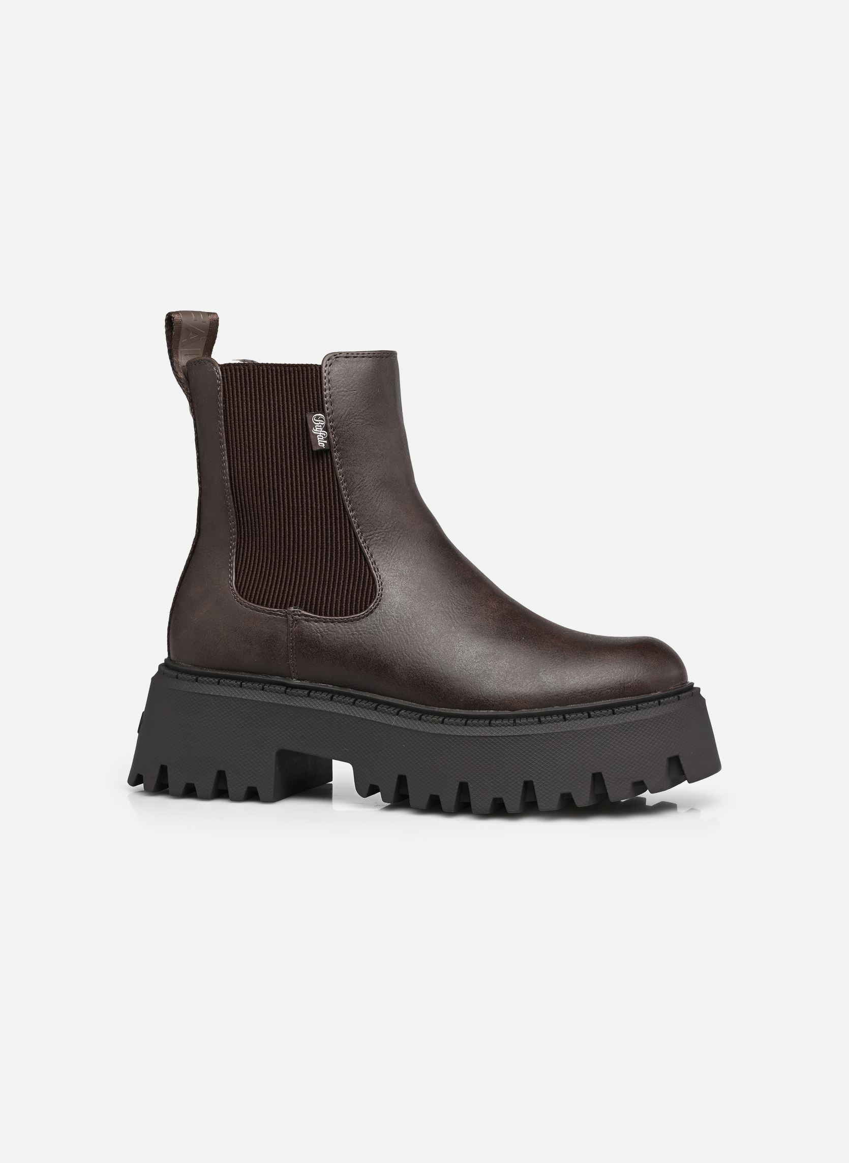 Bottines basses Aspen Chelsea Warm femme marron Buffalo Bottines basses Aspen Chelsea Warm femme marron DARK BROWN