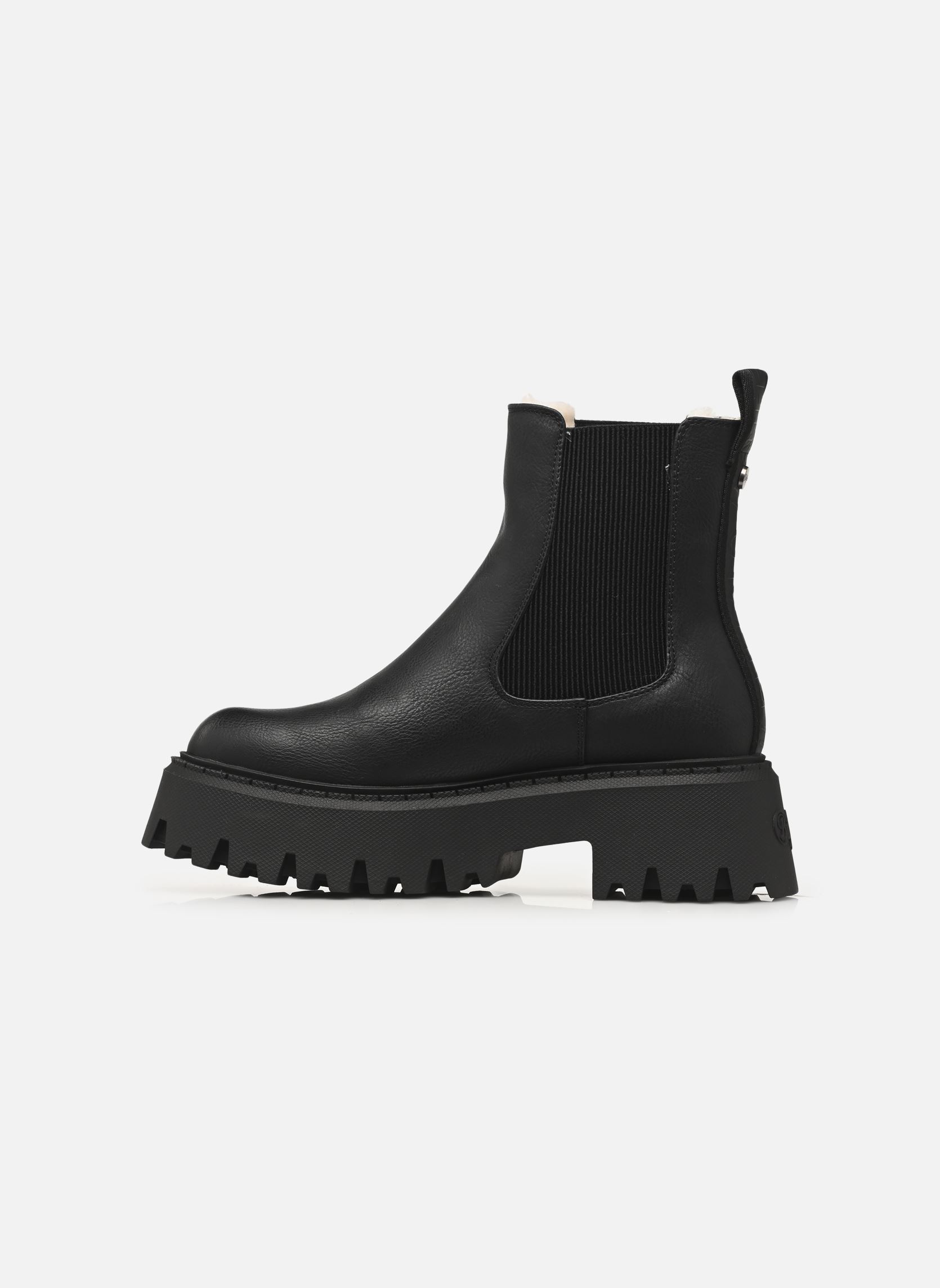 Bottines basses Aspen Chelsea Warm femme noir Buffalo Bottines basses Aspen Chelsea Warm femme noir BLACK
