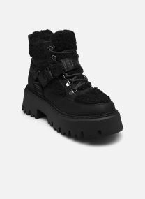 Bottines à lacets Aspen Com Mid Warm femme noir