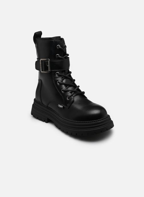 Buffalo Veterlaarsjes Lennox Lace Up Mid dames zwart