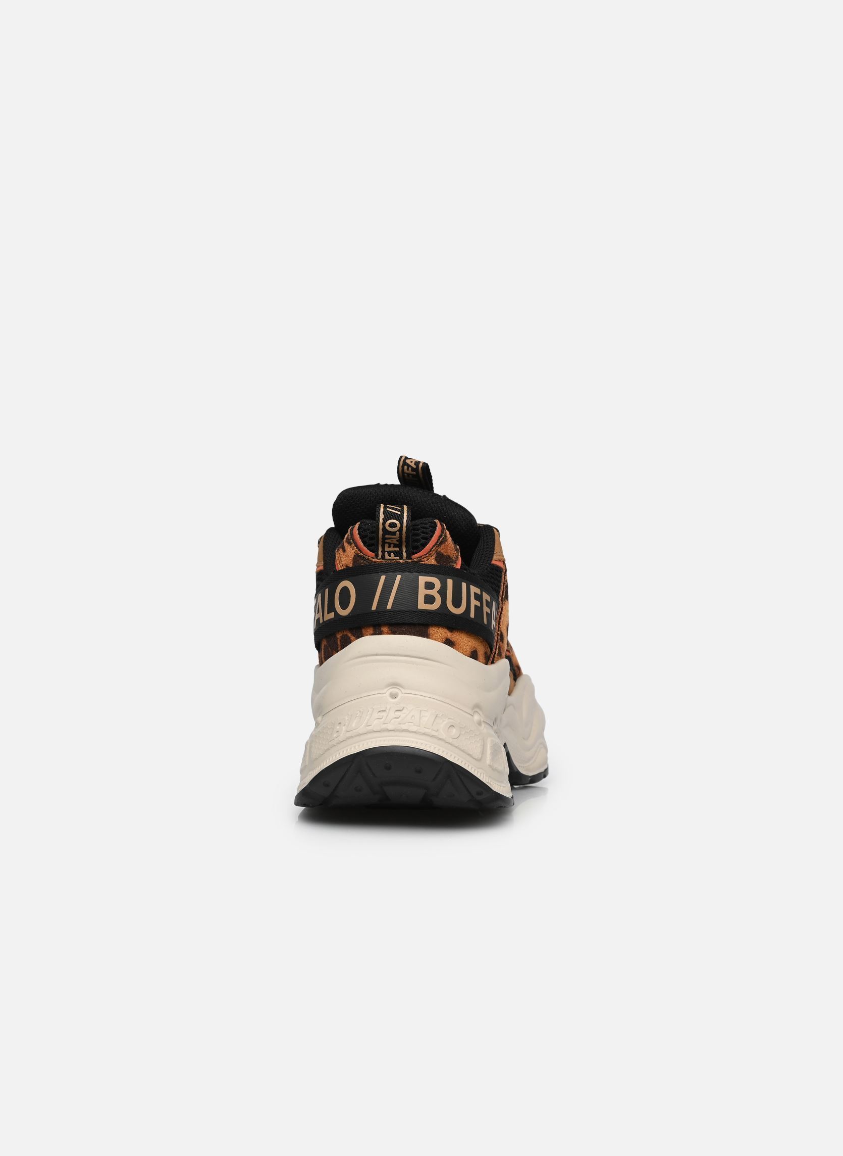 Baskets basses Yuno femme marron Buffalo Baskets basses Yuno femme marron BEIGE/BLACK/LEO