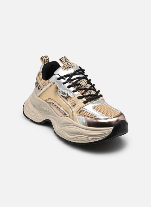 Buffalo Baskets basses Yuno femme or et bronze