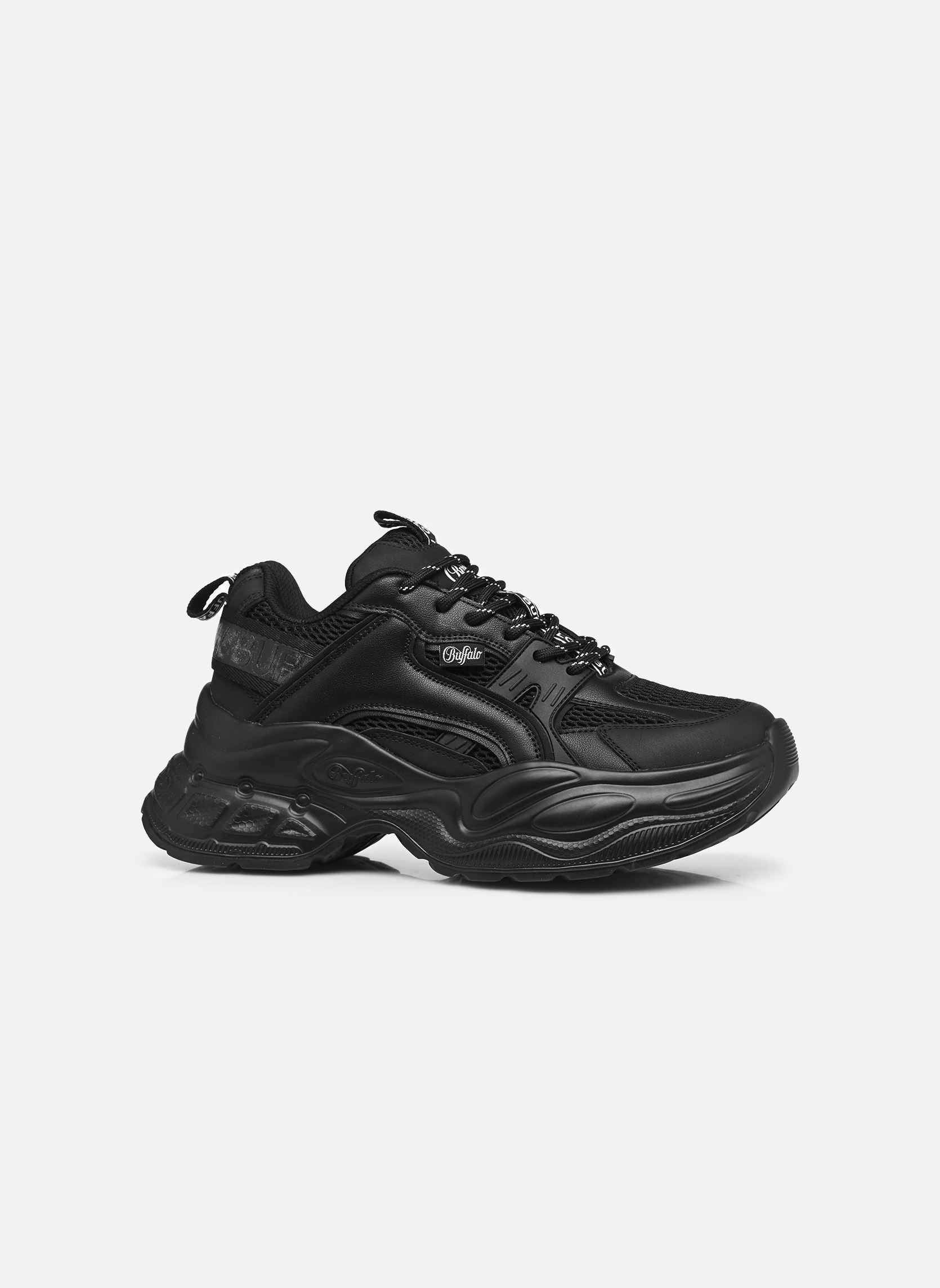 Baskets compensées Yuno femme noir Buffalo Baskets compensées Yuno femme noir BLACK