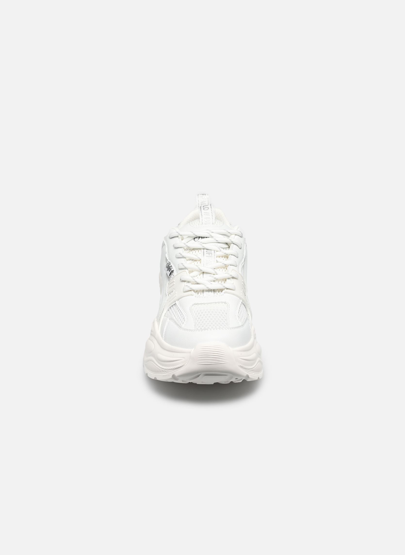 Baskets compensées Yuno femme blanc Buffalo Baskets compensées Yuno femme blanc WHITE