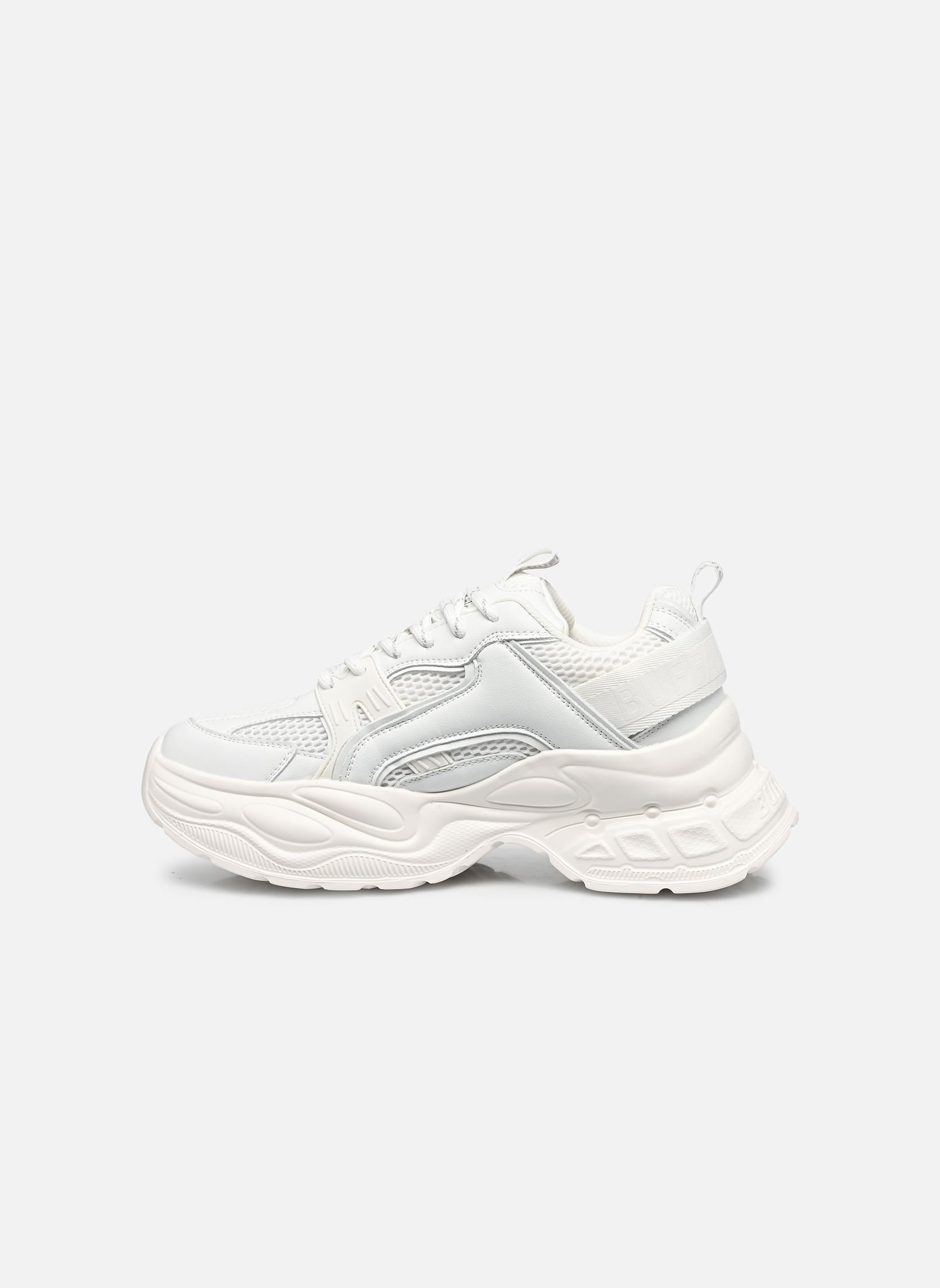 Baskets compensées Yuno femme blanc Buffalo Baskets compensées Yuno femme blanc WHITE