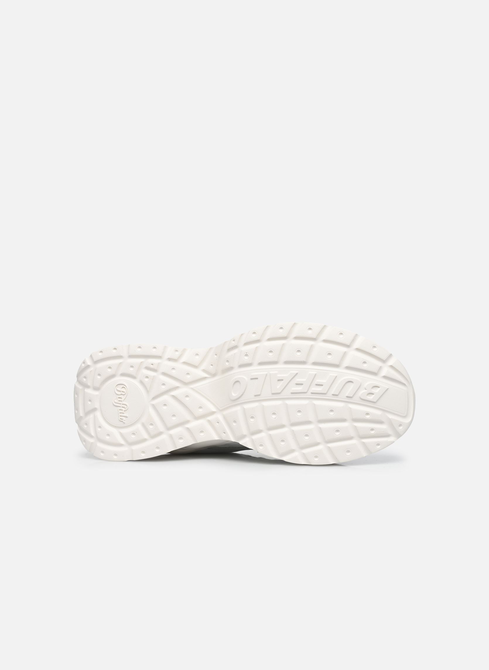 Baskets compensées Yuno femme blanc Buffalo Baskets compensées Yuno femme blanc WHITE