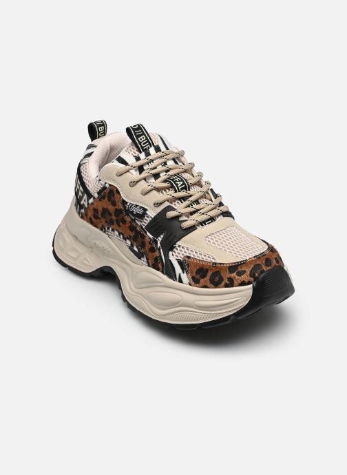 Buffalo Baskets compensées Yuno femme beige