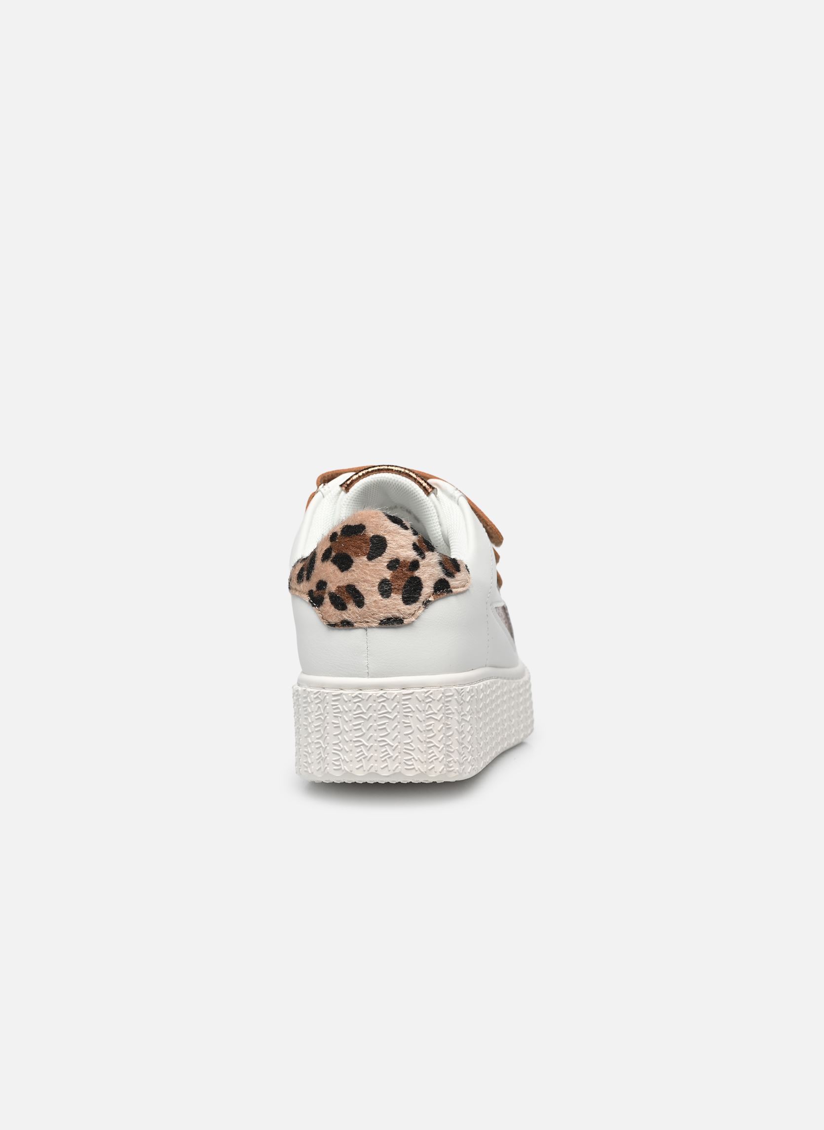 Baskets Delia femme blanc Vanessa Wu Baskets Delia femme blanc Camel