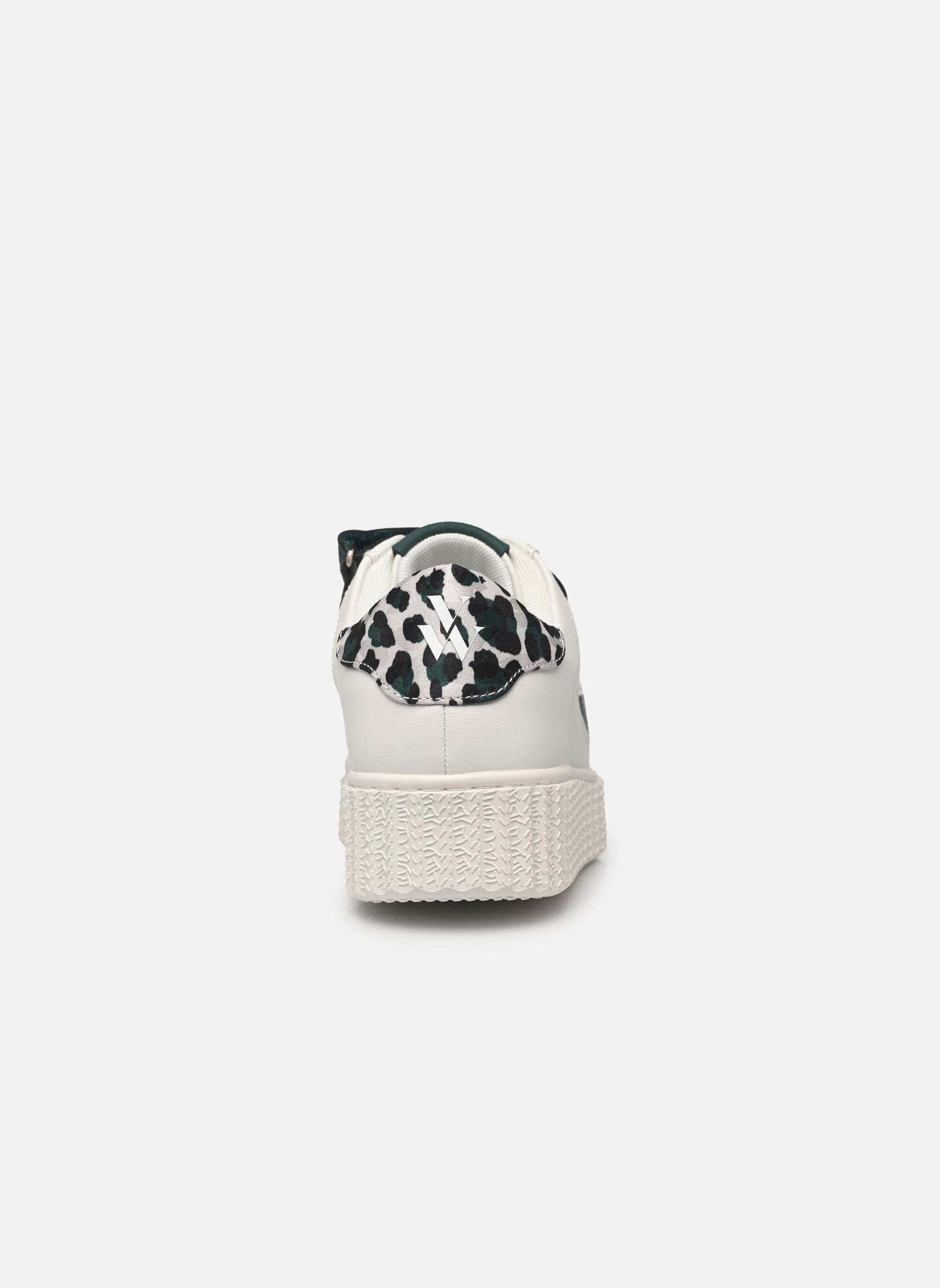 Baskets Delia femme blanc Vanessa Wu Baskets Delia femme blanc Vert
