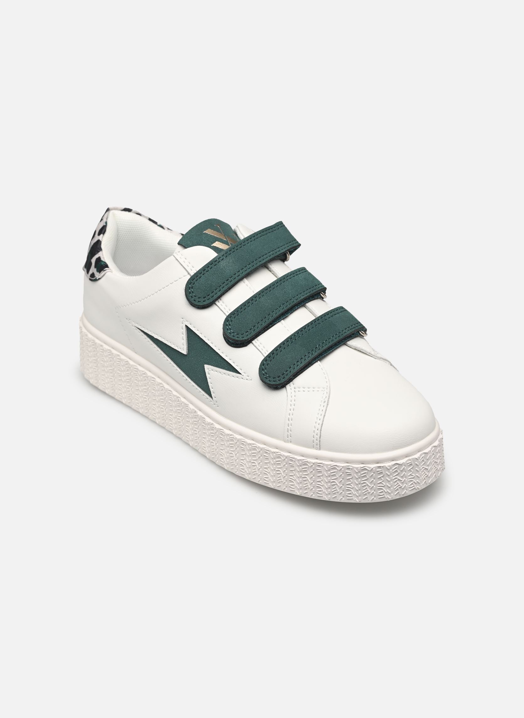 Baskets Delia femme blanc Vanessa Wu Baskets Delia femme blanc Vert