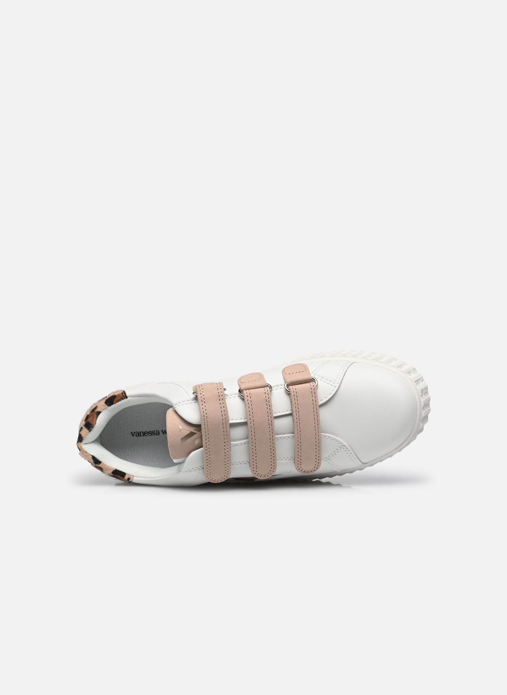 Baskets Delia femme blanc Vanessa Wu Baskets Delia femme blanc Rose